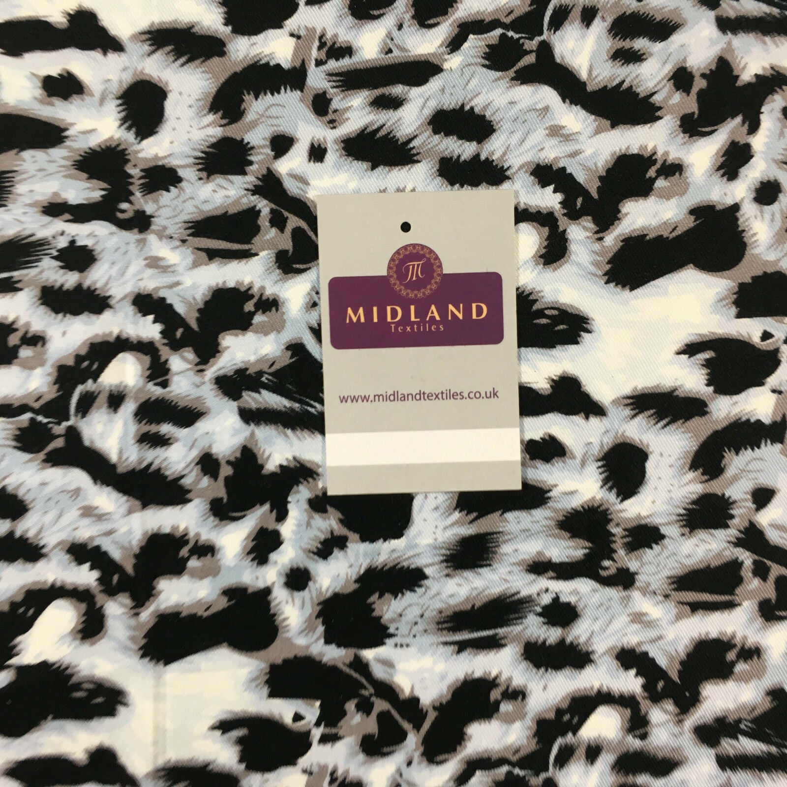 Animal theme Printed twill viscose dress and scarf fabric 58' wide M713