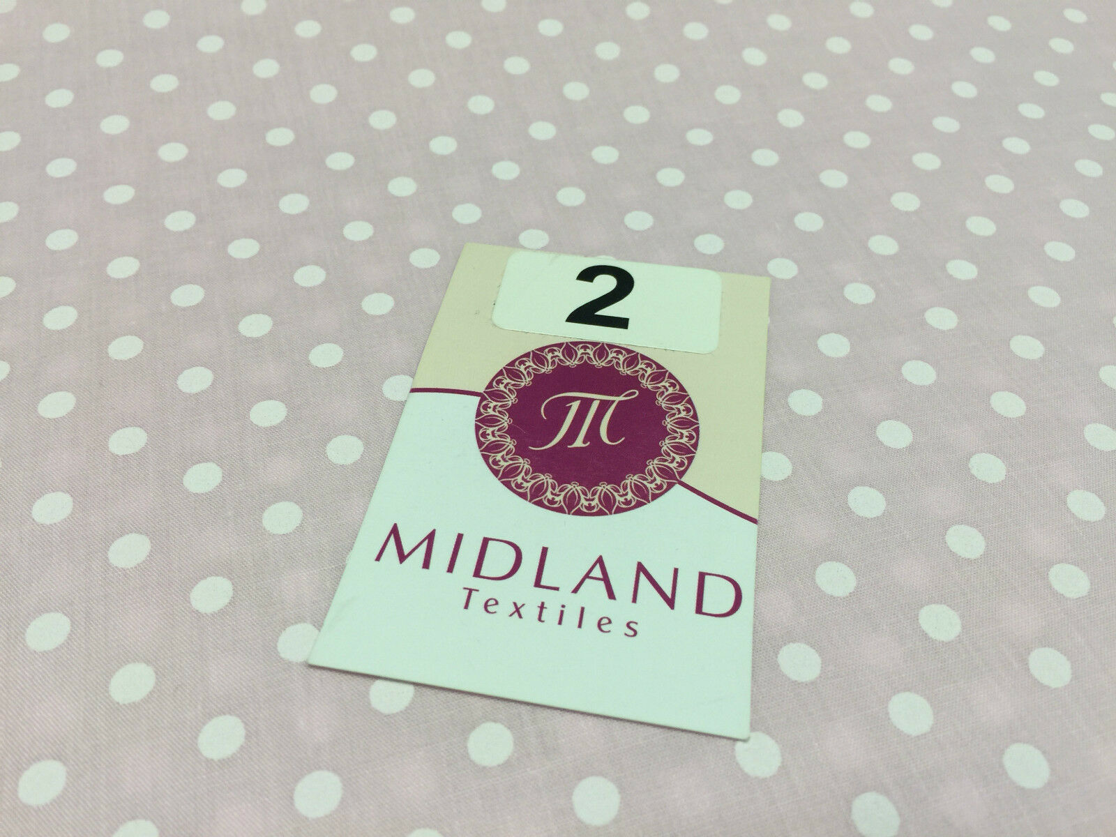 5mm Polka Dot  Polycotton Dress Fabric 44' Wide M357 Mtex