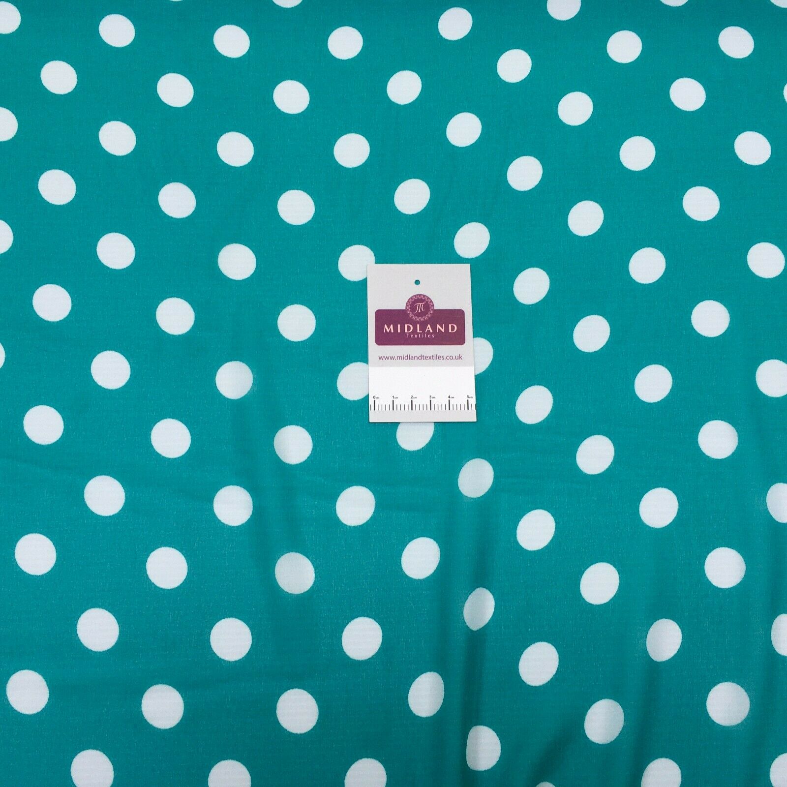 Jade Polka dot spotted Georgette chiffon Fabric M1400-31 Mtex