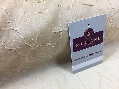 Crushed Crinkled Lightweight Chiffon dress and scarf Fabric 58' M195 Mtex