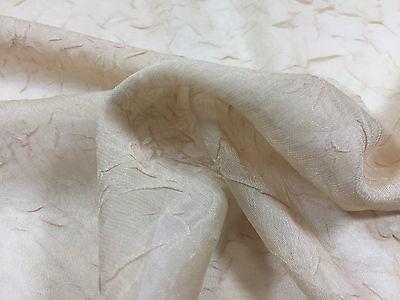 Crushed Crinkled Lightweight Chiffon dress and scarf Fabric 58' M195 Mtex
