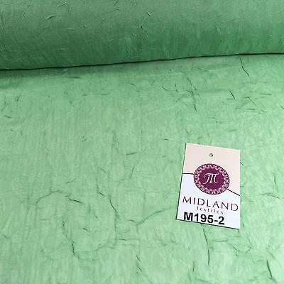 Crushed Crinkled Lightweight Chiffon dress and scarf Fabric 58' M195 Mtex