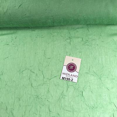 Crushed Crinkled Lightweight Chiffon dress and scarf Fabric 58' M195 Mtex