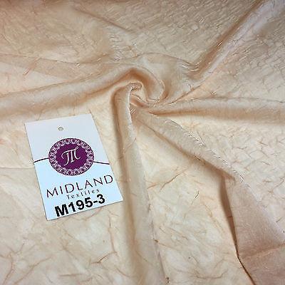 Crushed Crinkled Lightweight Chiffon dress and scarf Fabric 58' M195 Mtex