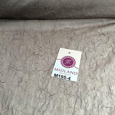 Crushed Crinkled Lightweight Chiffon dress and scarf Fabric 58' M195 Mtex