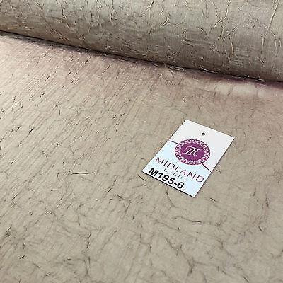 Crushed Crinkled Lightweight Chiffon dress and scarf Fabric 58' M195 Mtex