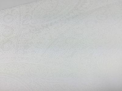 Floral Paisley Pastel white lacquer Print Fabric 100% Cotton 44" Wide  M527 Mtex