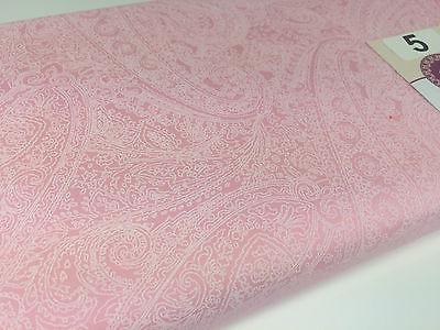 Floral Paisley Pastel white lacquer Print Fabric 100% Cotton 44' Wide  M527 Mtex