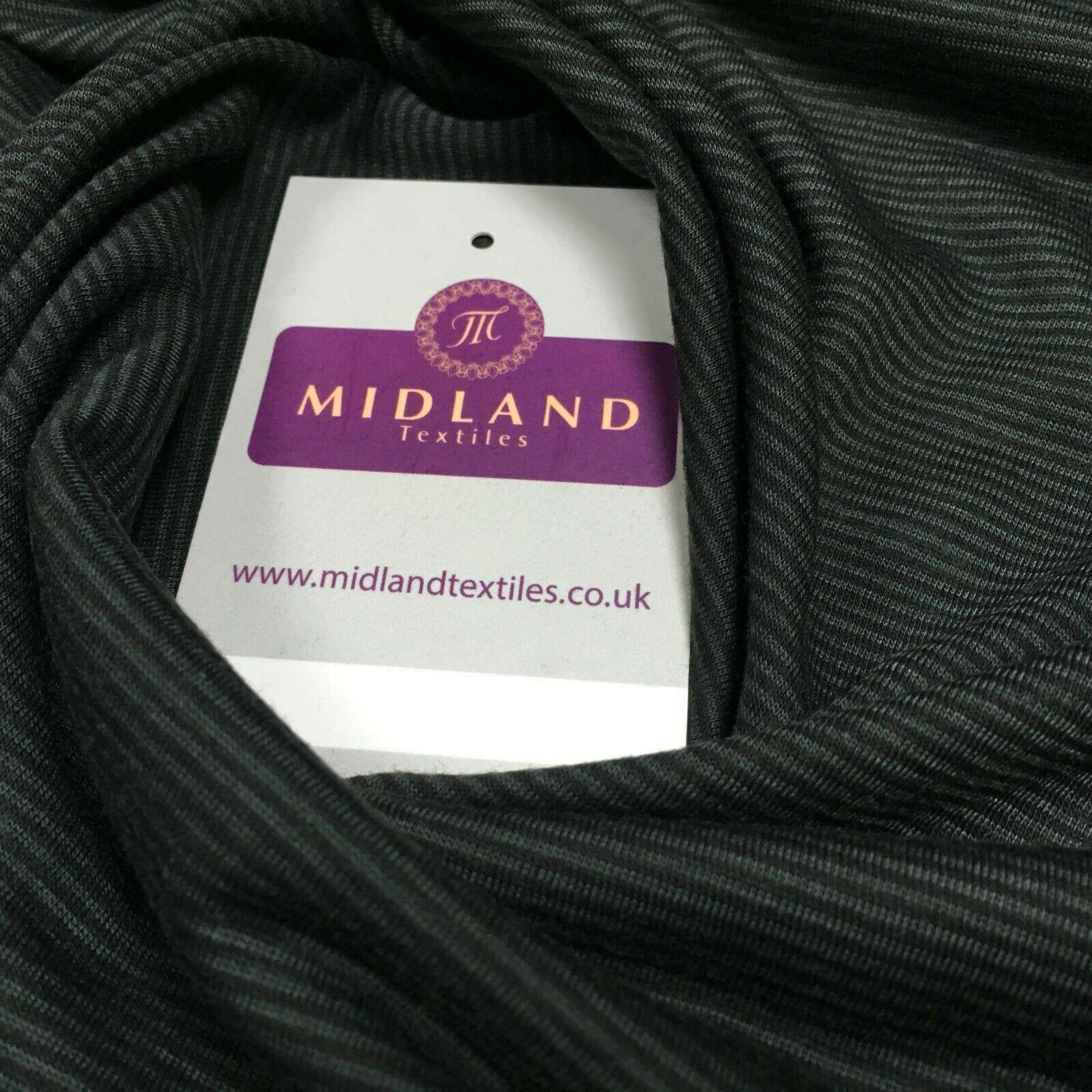 Dark Grey Micro ribbed jersey Dress Fabric 147 cm M720-68 Mtex