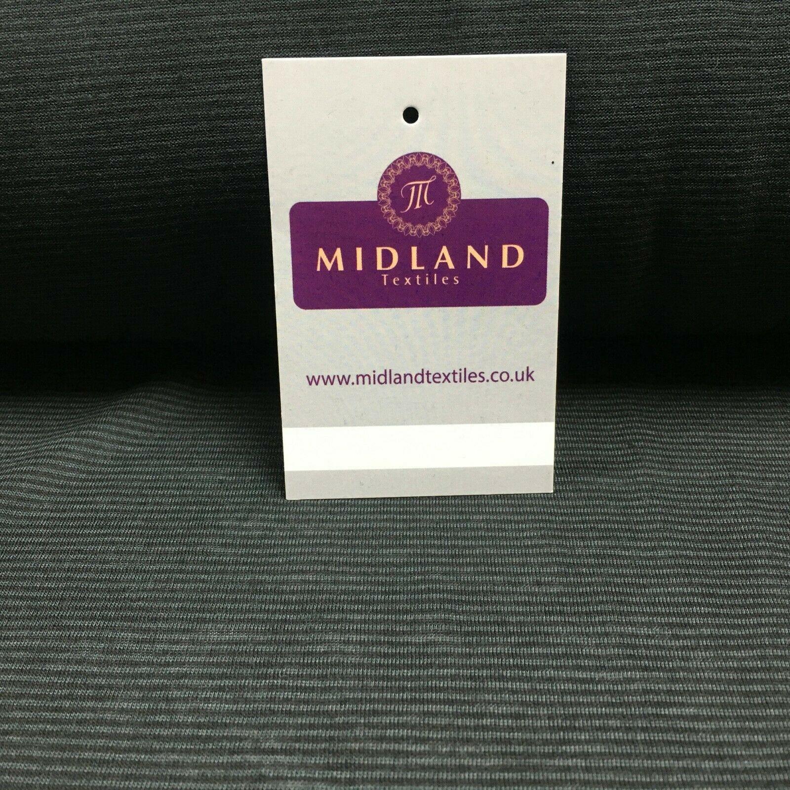Dark Grey Micro ribbed jersey Dress Fabric 147 cm M720-68 Mtex