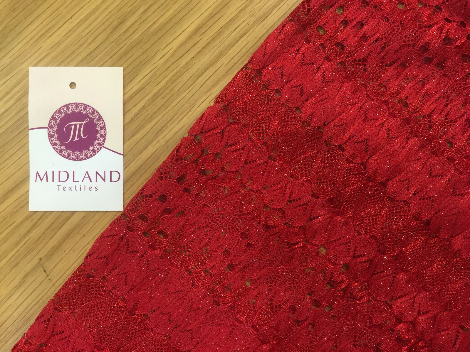 Glitter 3d crochet Lace 58' M186-1 & 2 Mtex