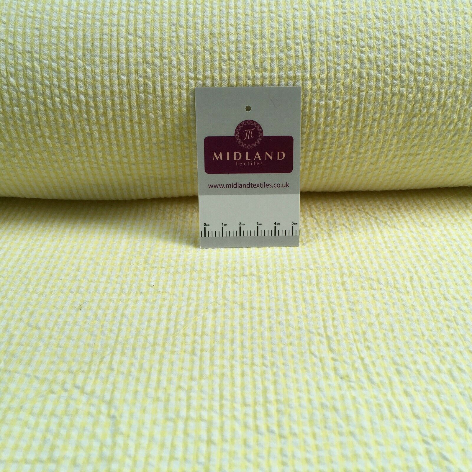 Seersucker 100% Cotton Gingham check Fabric M1411 Mtex