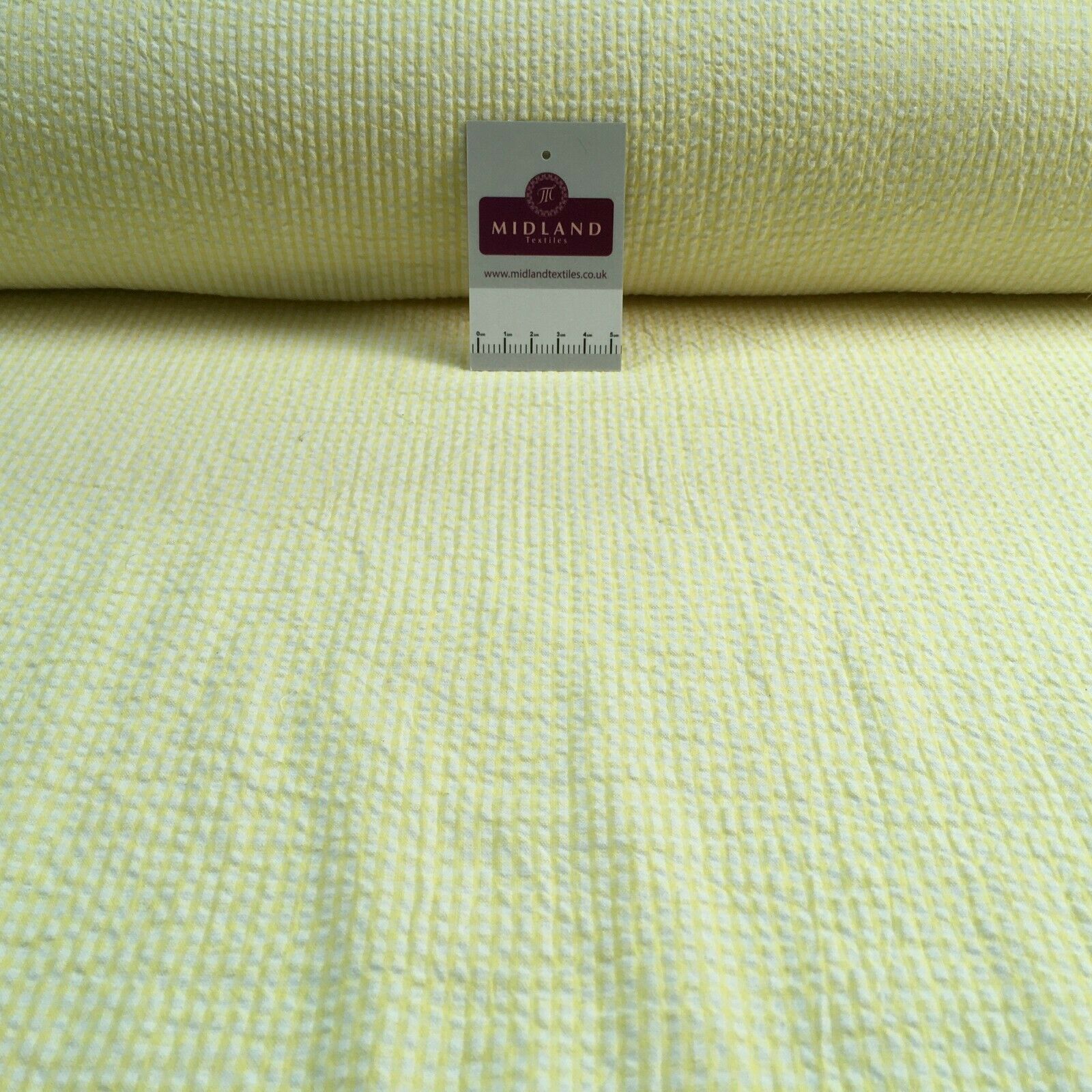 Seersucker 100% Cotton Gingham check Fabric M1411 Mtex