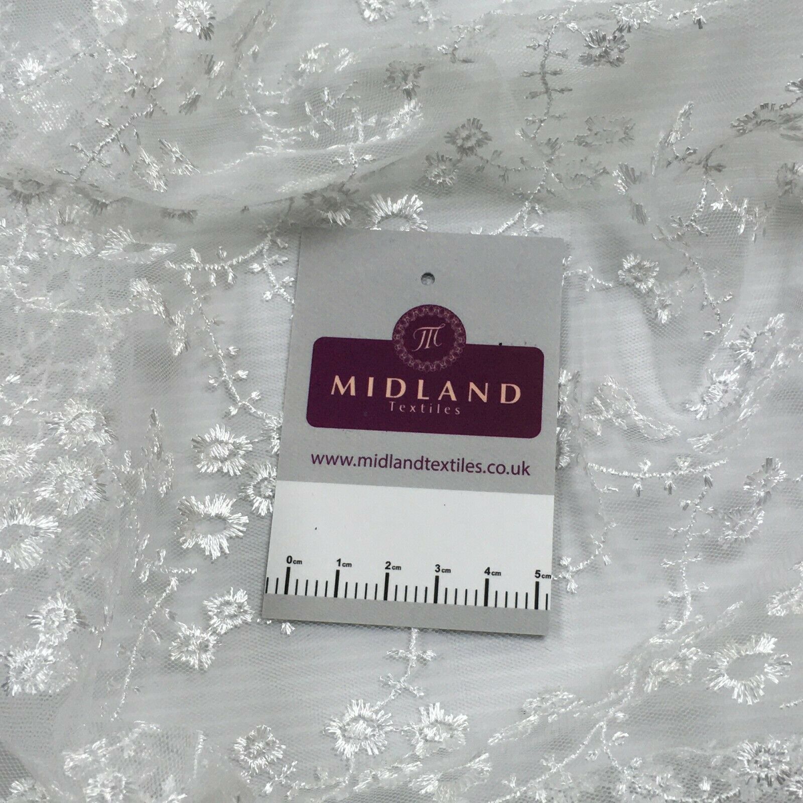 Embroidered Floral Tulle Net wedding dress Fabric MK1428 Mtex
