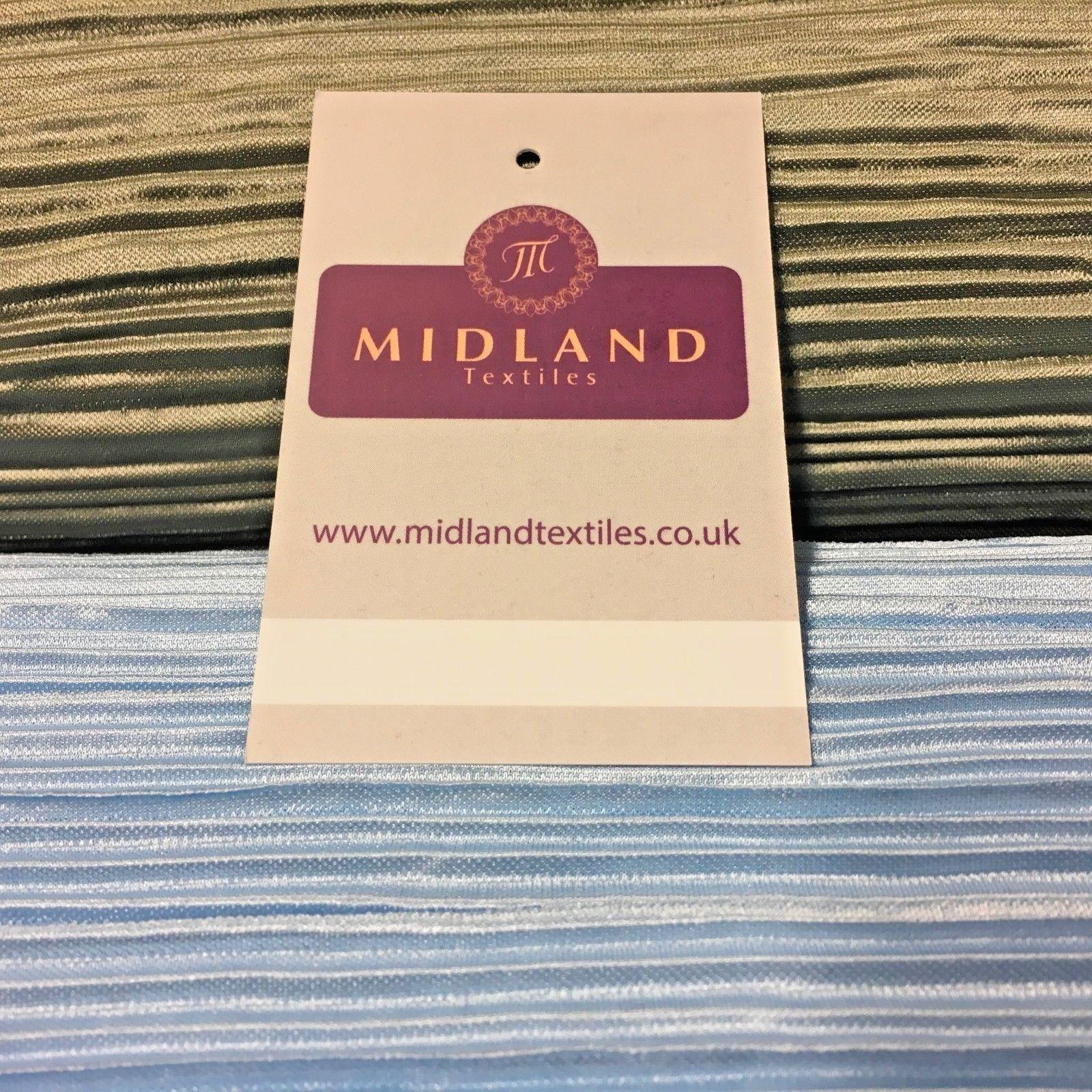 Creased Pleated textured dress palazzo trouser fabric 55' Wide MR998 Mtex