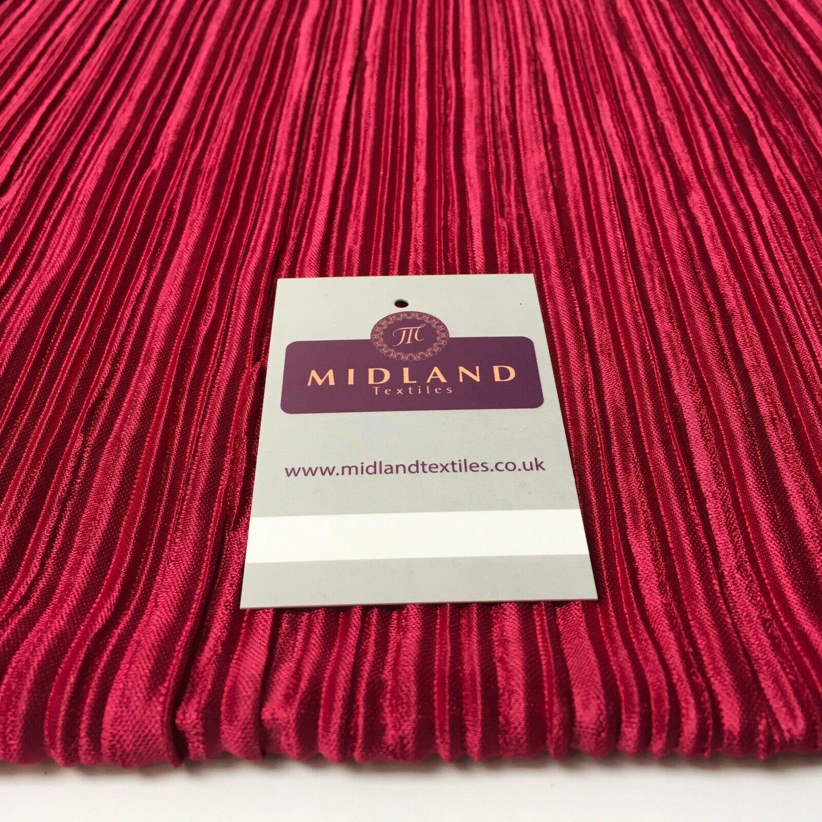 Creased Pleated textured dress palazzo trouser fabric 55' Wide MR998 Mtex