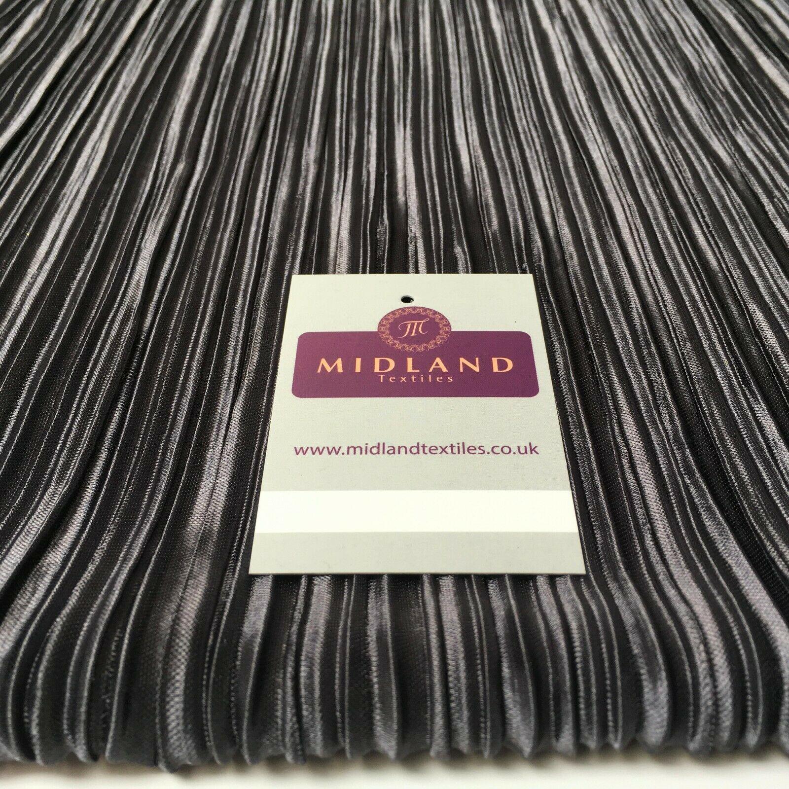 Creased Pleated textured dress palazzo trouser fabric 55' Wide MR998 Mtex