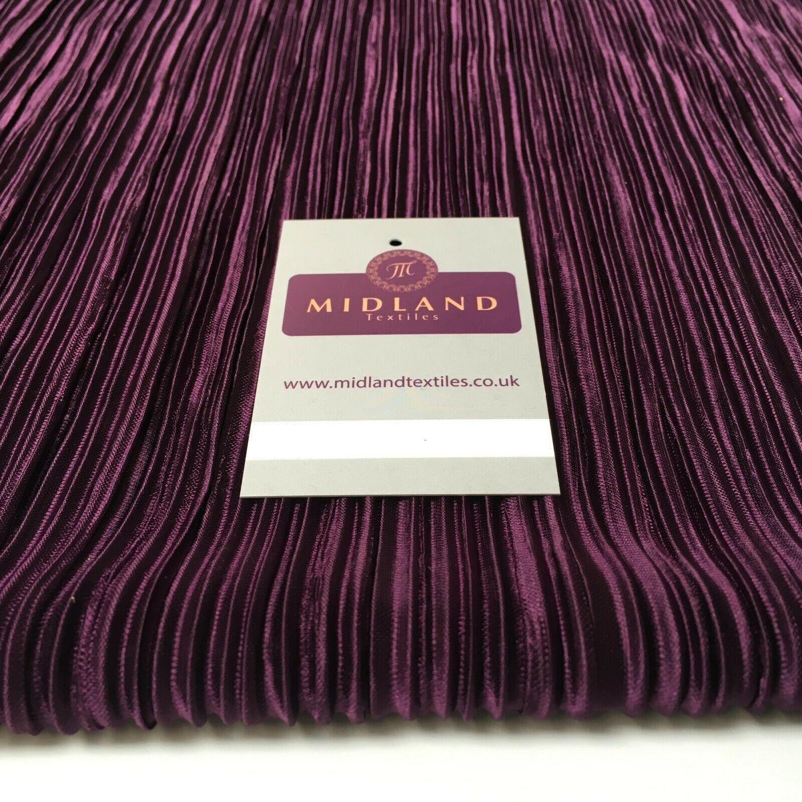 Creased Pleated textured dress palazzo trouser fabric 55' Wide MR998 Mtex