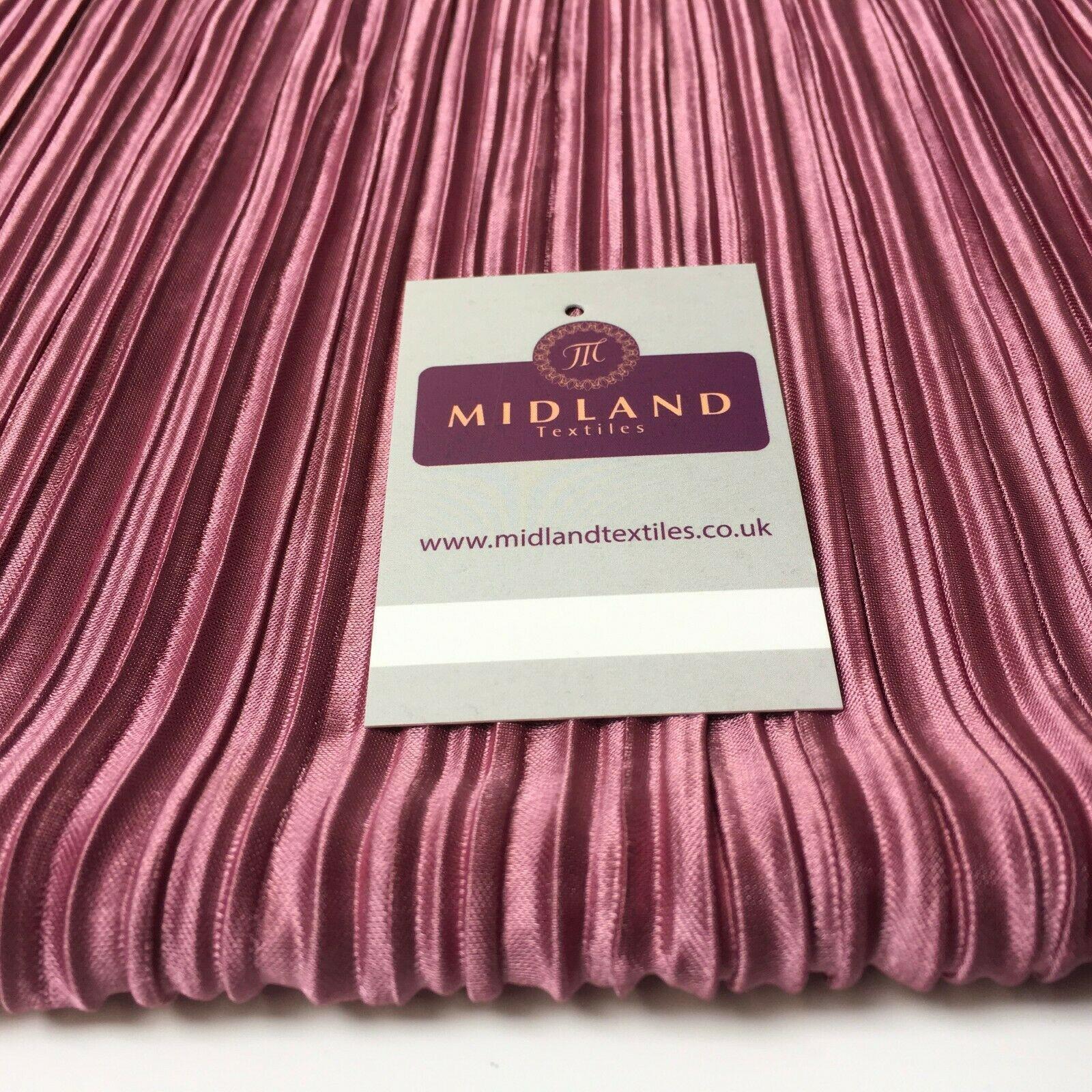 Creased Pleated textured dress palazzo trouser fabric 55' Wide MR998 Mtex