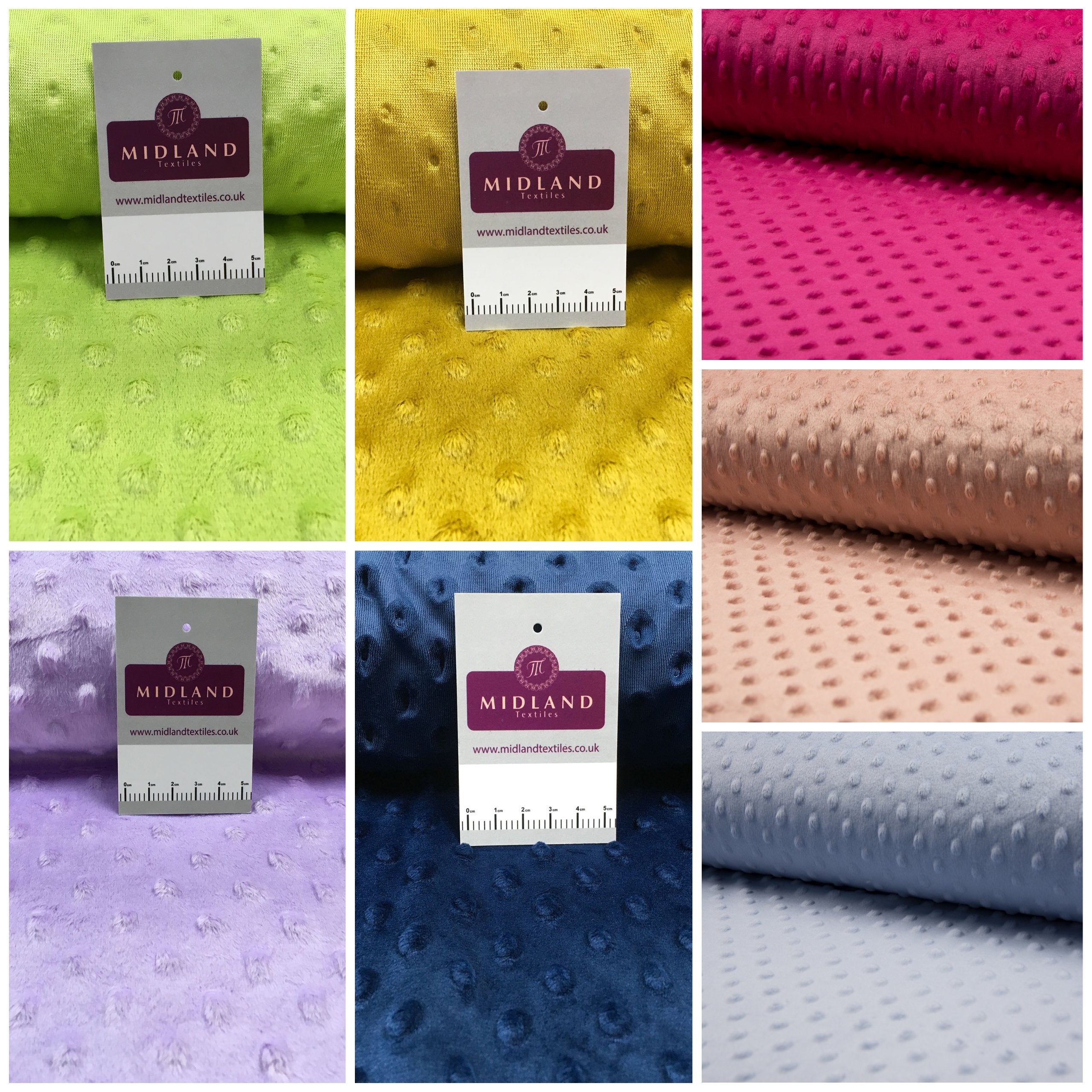 Plain Dimple Cuddle Fleece Fabric M1479 Mtex