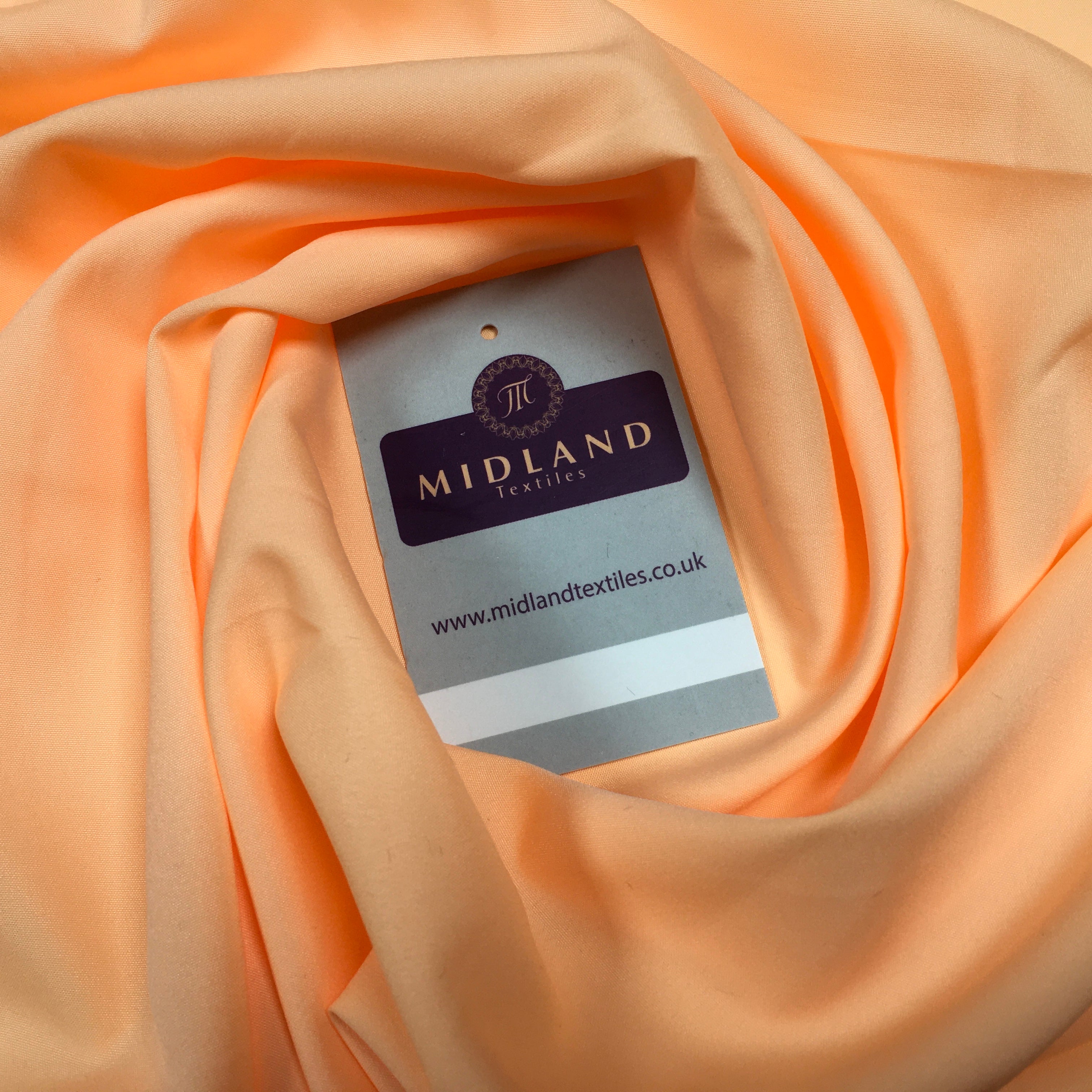 Plain Soft Powder Crepe Lightweight Lining 100% Polyester Fabric 100 cm Wide MR860 Mtex