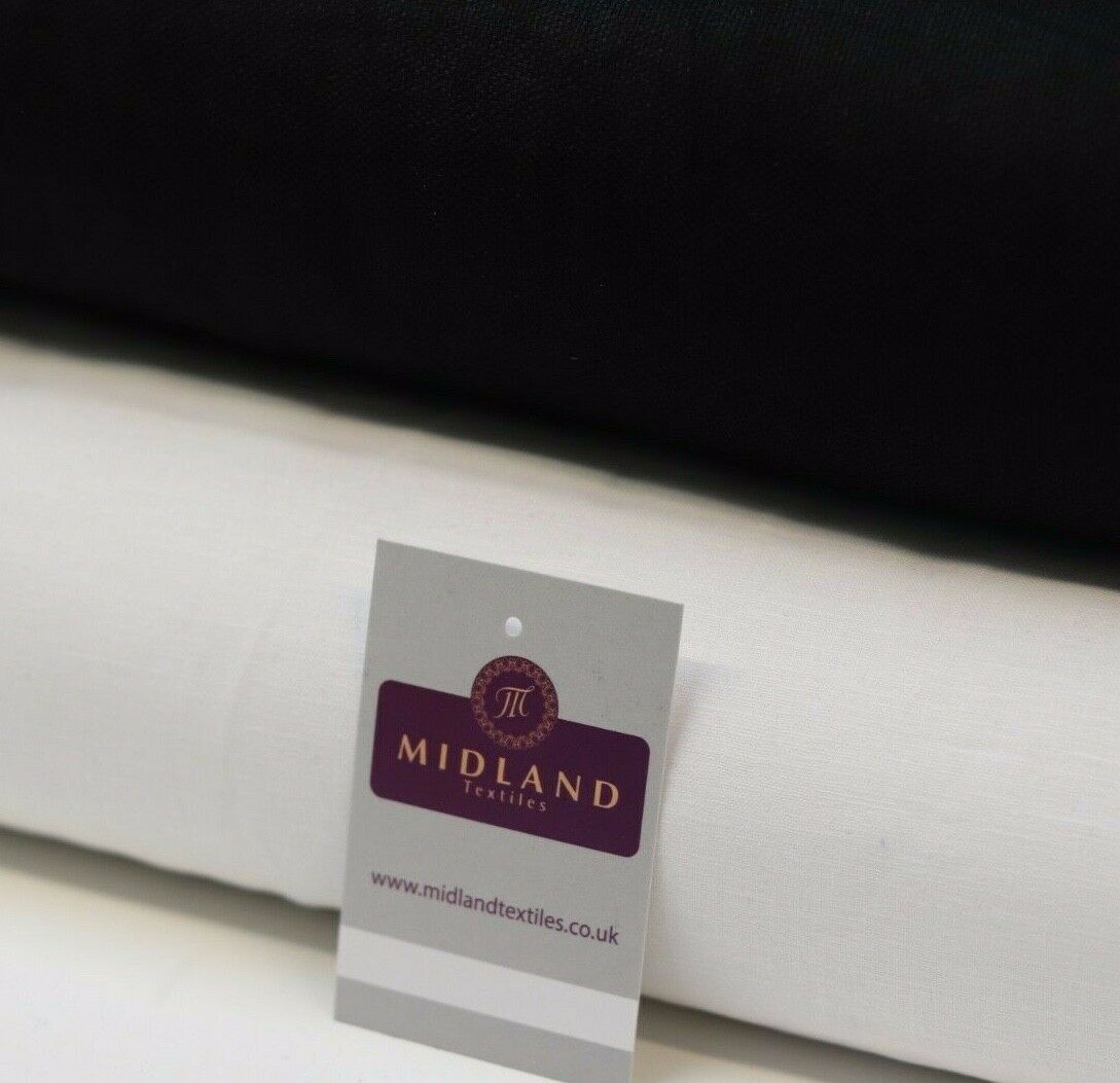 Plain Linen Dress Fabric 150 cm MK1222 Mtex
