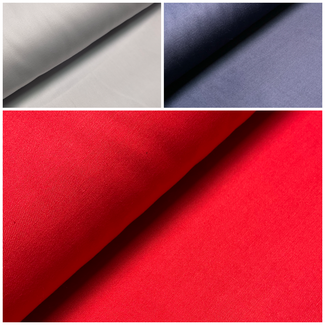 Plain Twill Gaberchino school uniform, work clothes fabric 58' M772 Mtex