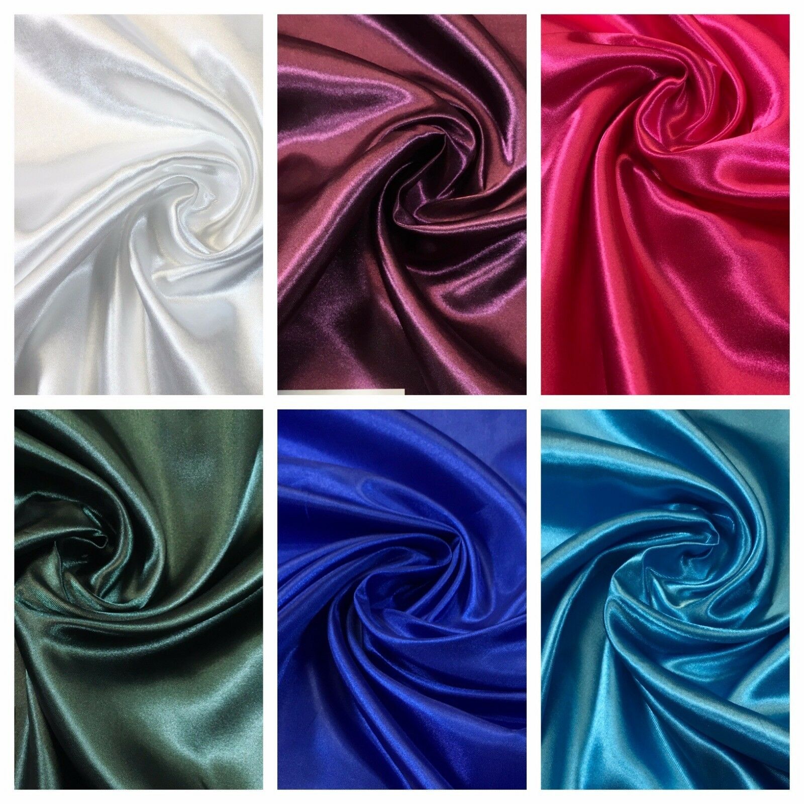 Smooth Silky Satin dressmaking fabric 60 inches wide M89 Mtex