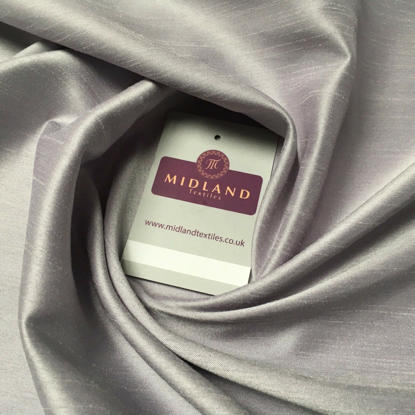 SATIN BACKED FAUX DUPION Shantung RAW SILK 100% POLYESTER FABRIC 44' M299