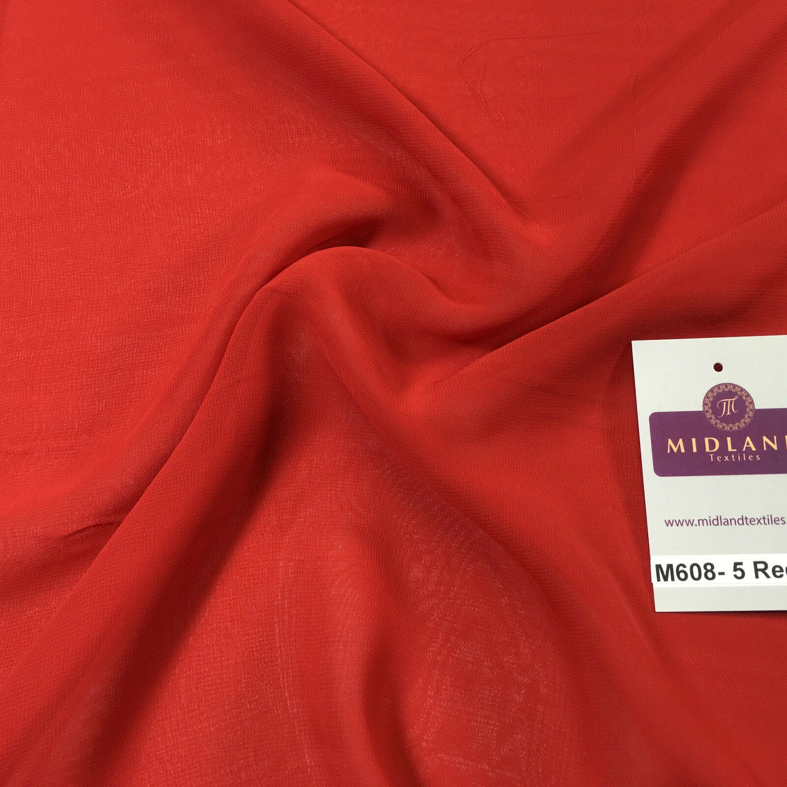 Samples Only of Hi-Multi Caress Chiffon Sheer Fabric Semi-Transparent  M608 Mtex