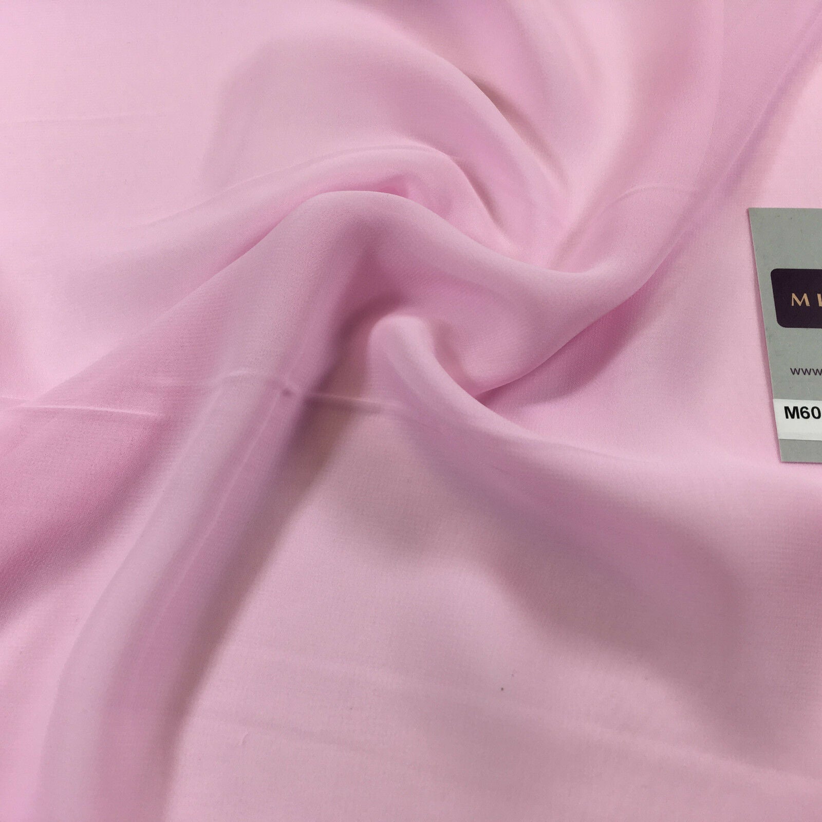 Samples Only of Hi-Multi Caress Chiffon Sheer Fabric Semi-Transparent  M608 Mtex