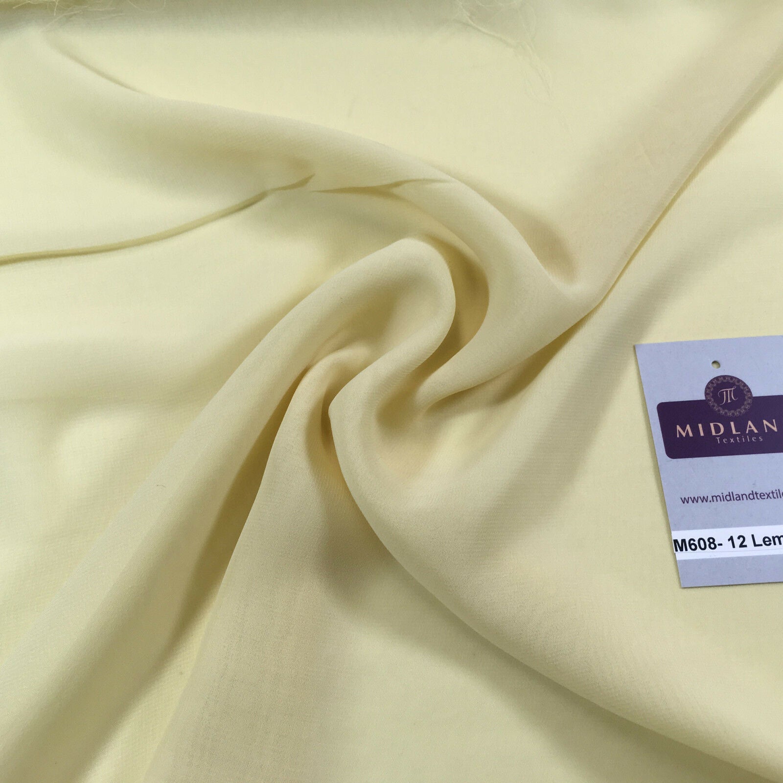 Samples Only of Hi-Multi Caress Chiffon Sheer Fabric Semi-Transparent  M608 Mtex