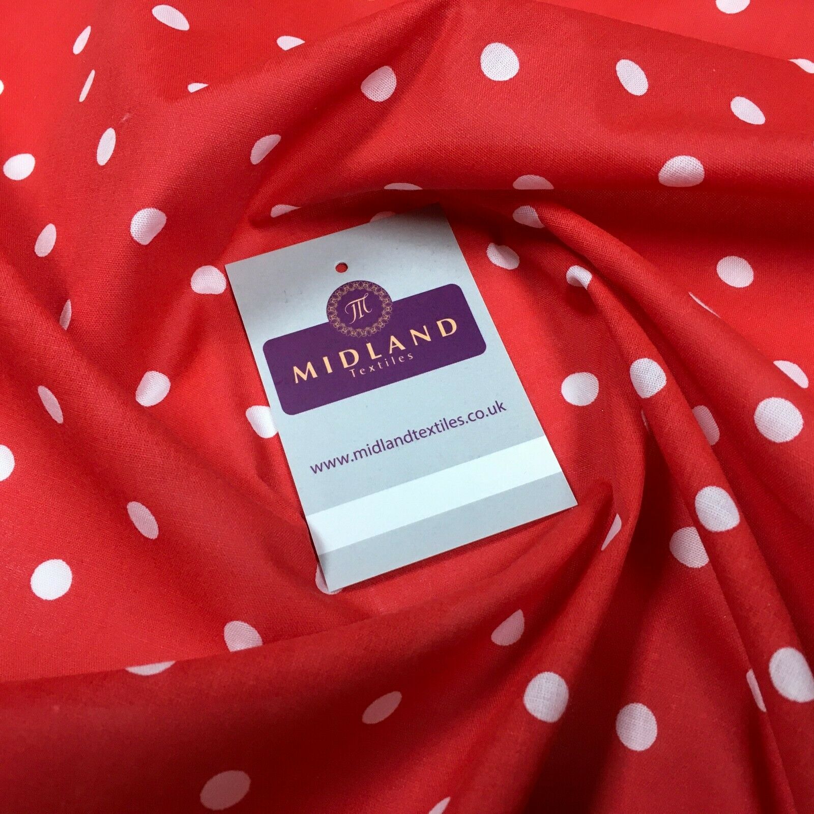 Pea Spot Dot print polycotton Fabric 110cm Wide MS1351 Mtex Mask Fabric