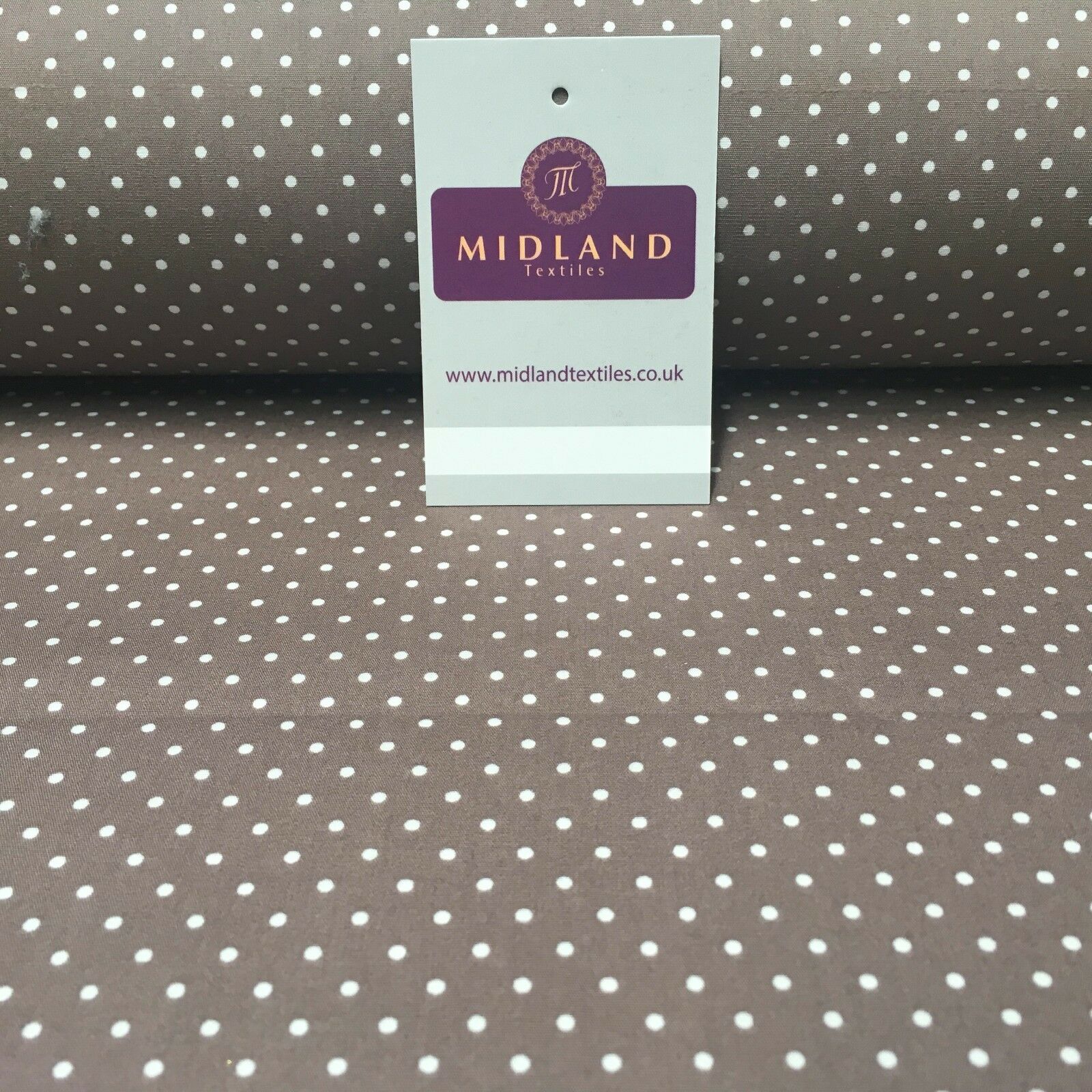 Mini 2mm Polka Dot 100% Cotton Poplin mask Fabric 44' M20 Mtex