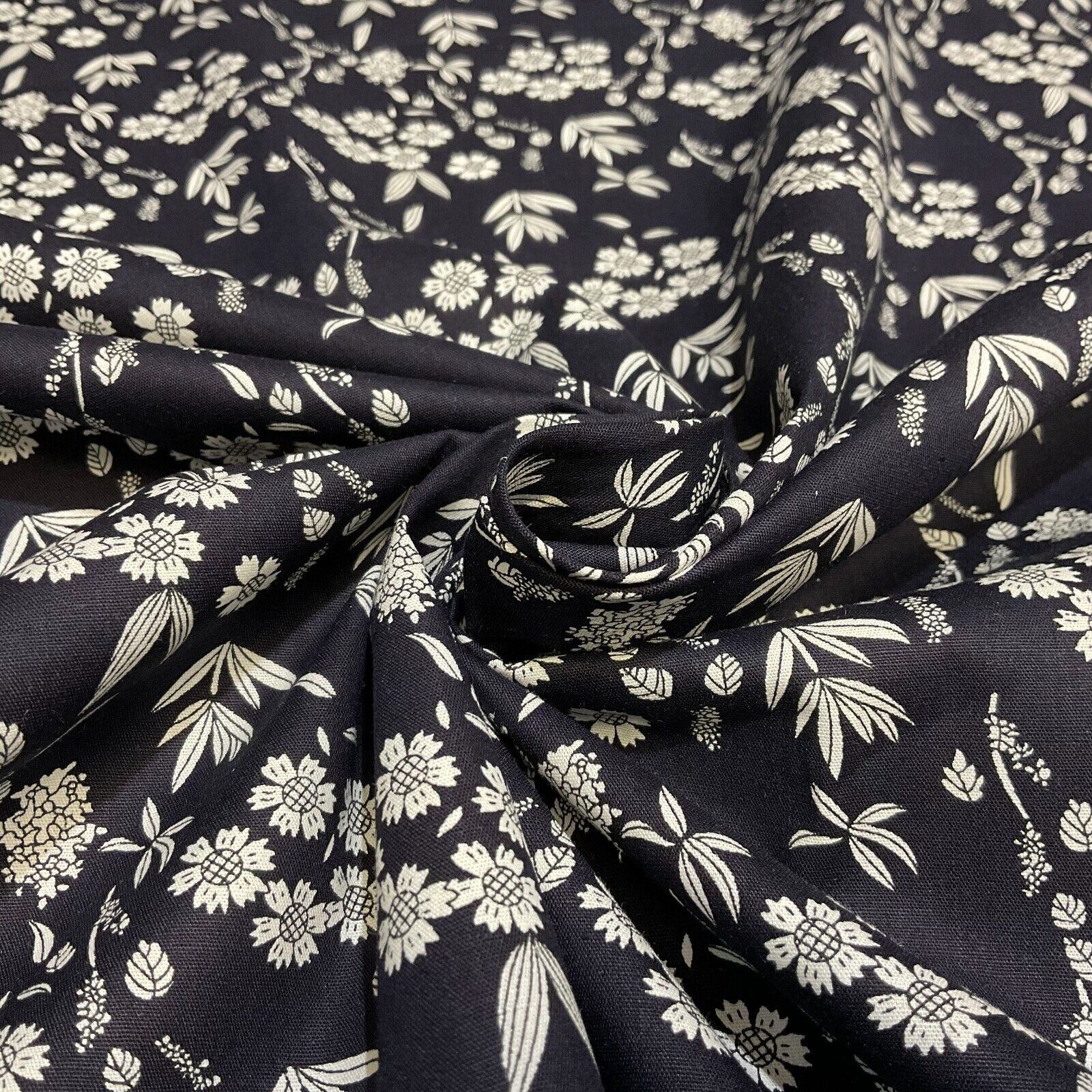 Soft Touch 100% Cotton small Floral printed dress fabric M1649