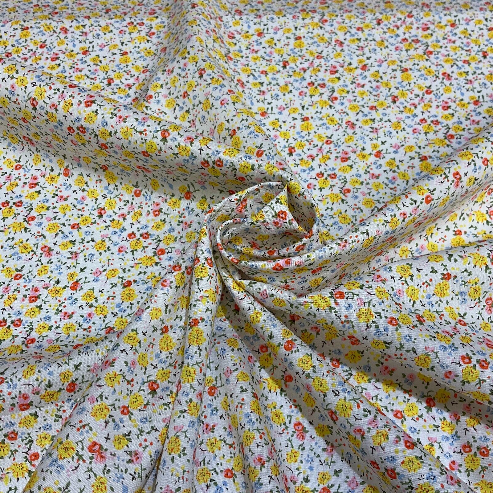 Soft Touch 100% Cotton small paisley printed dress fabric M1652