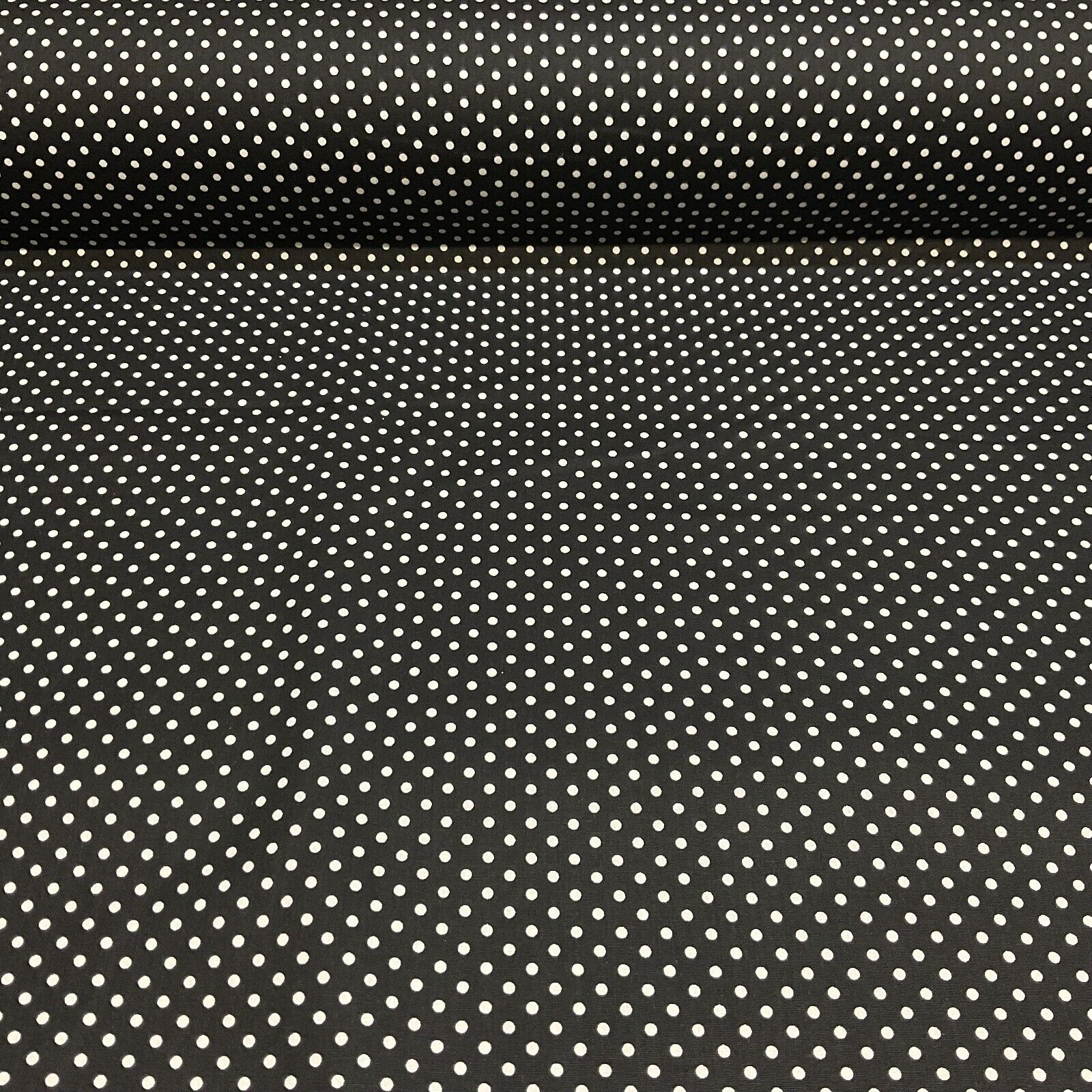 Soft Touch 100% Cotton 4mm pin Spot Dot printed dress fabric M1646
