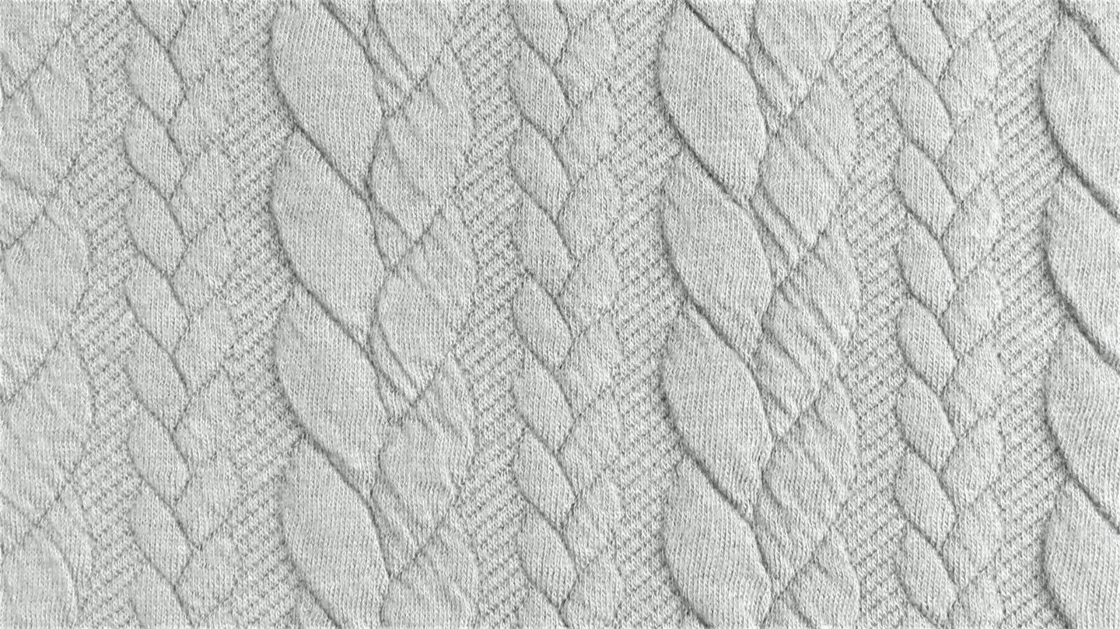 Plain Cable Knit Jersey ideal for jumpers cardigans sweaters Fabric M1659