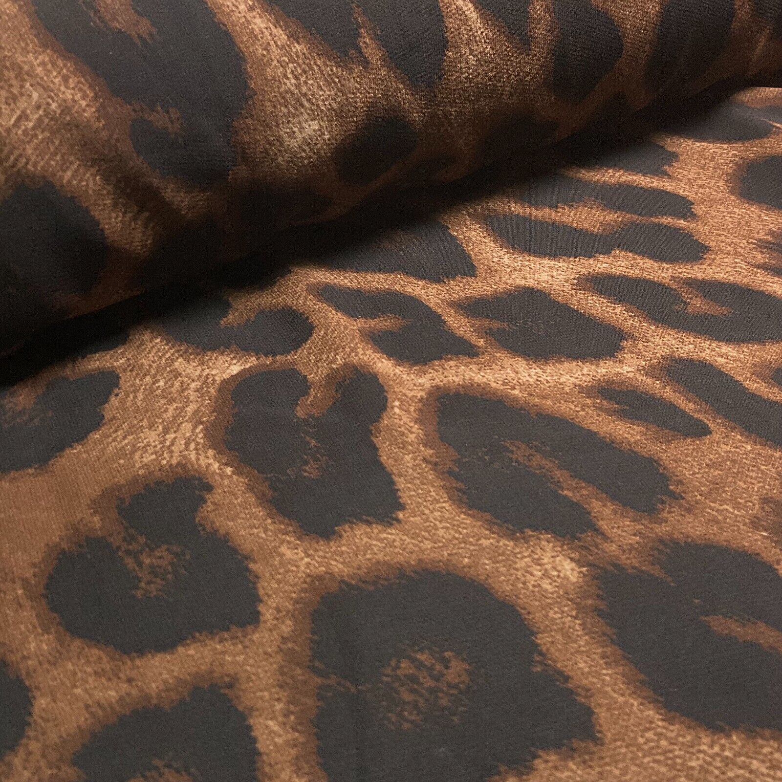 Leopard online chiffon fabric