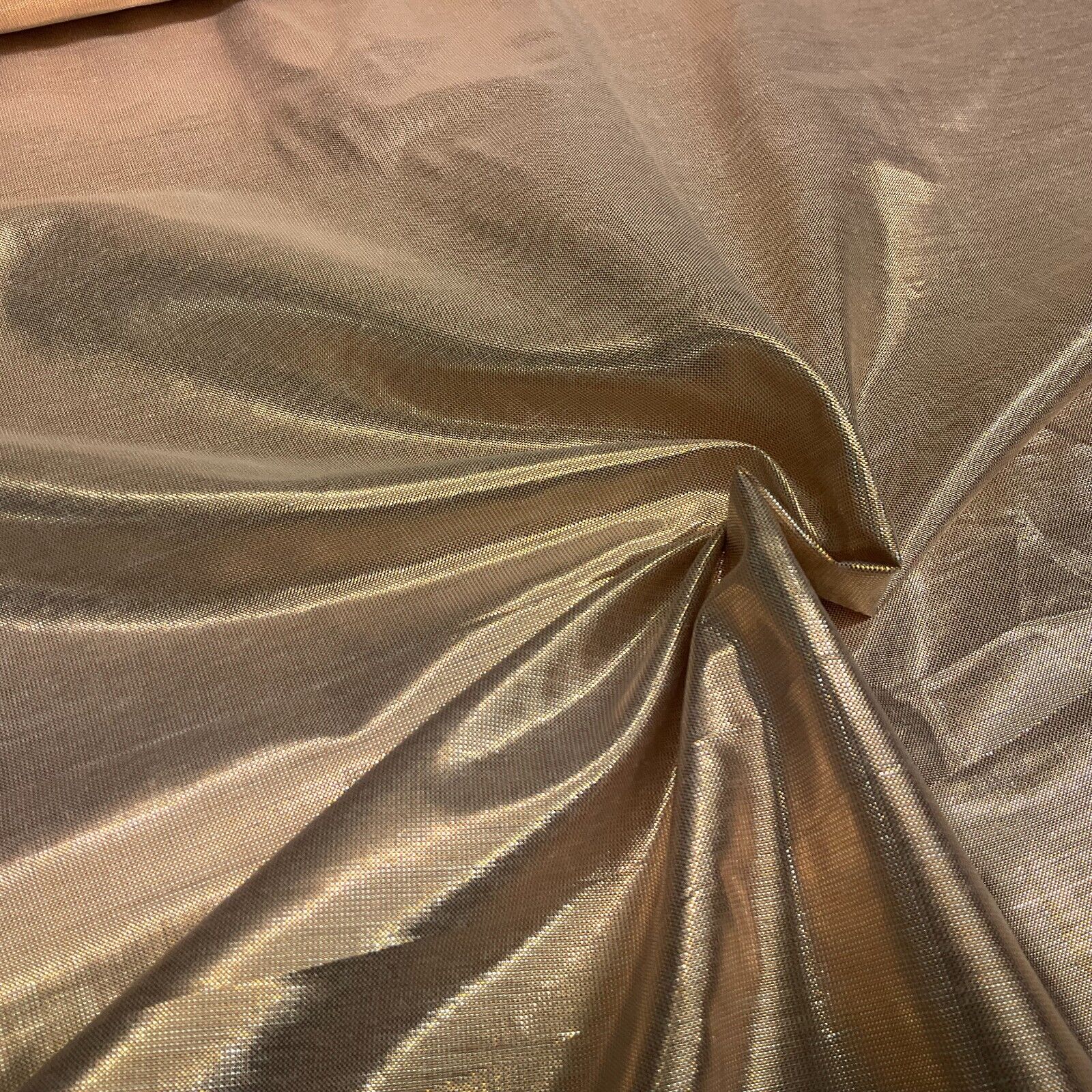 Metallic Lurex shiny foil lame fancy costume dress craft fabric M1553