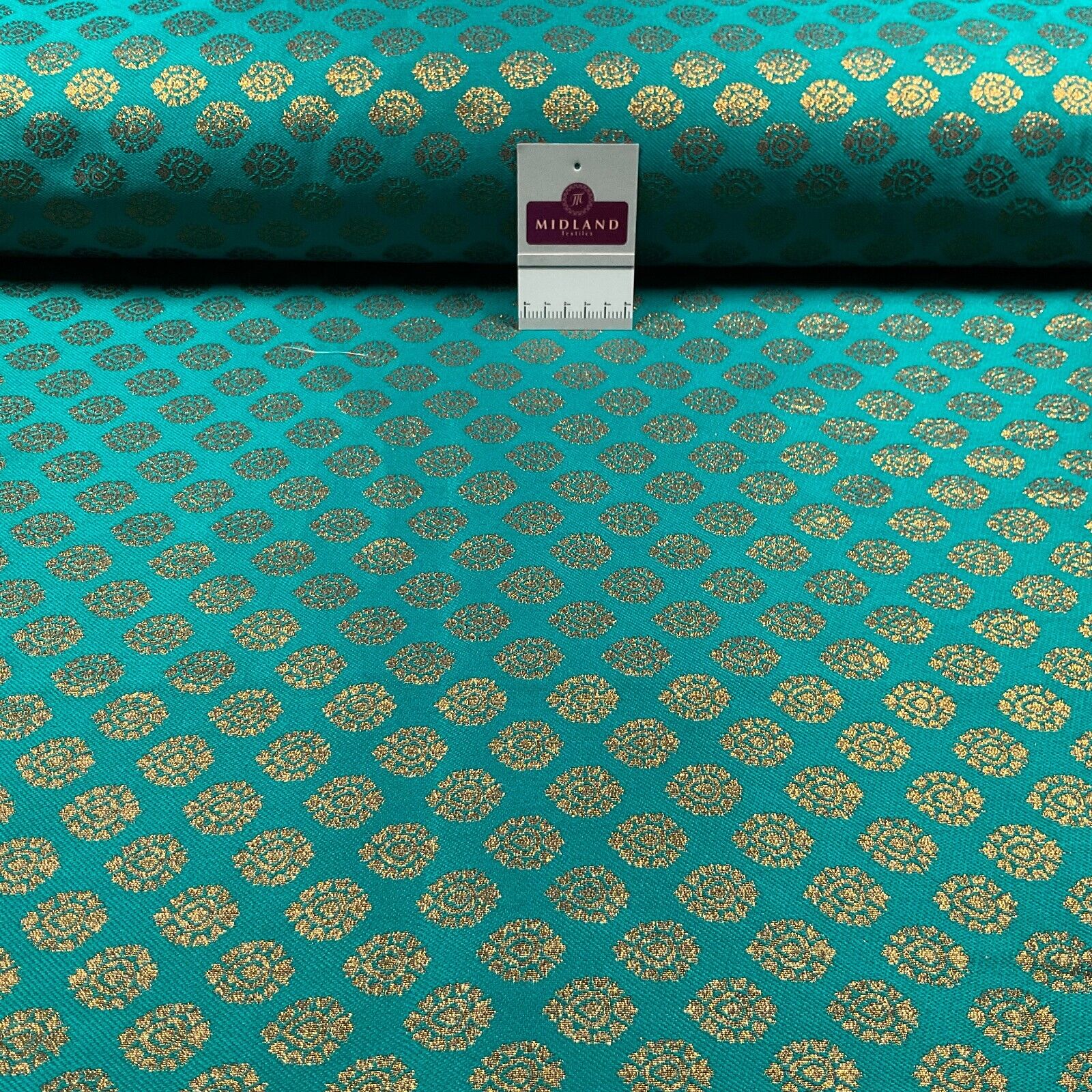 Indian Banarsi fabric Brocade Geometric waistcoat wedding 125cm wide M1688