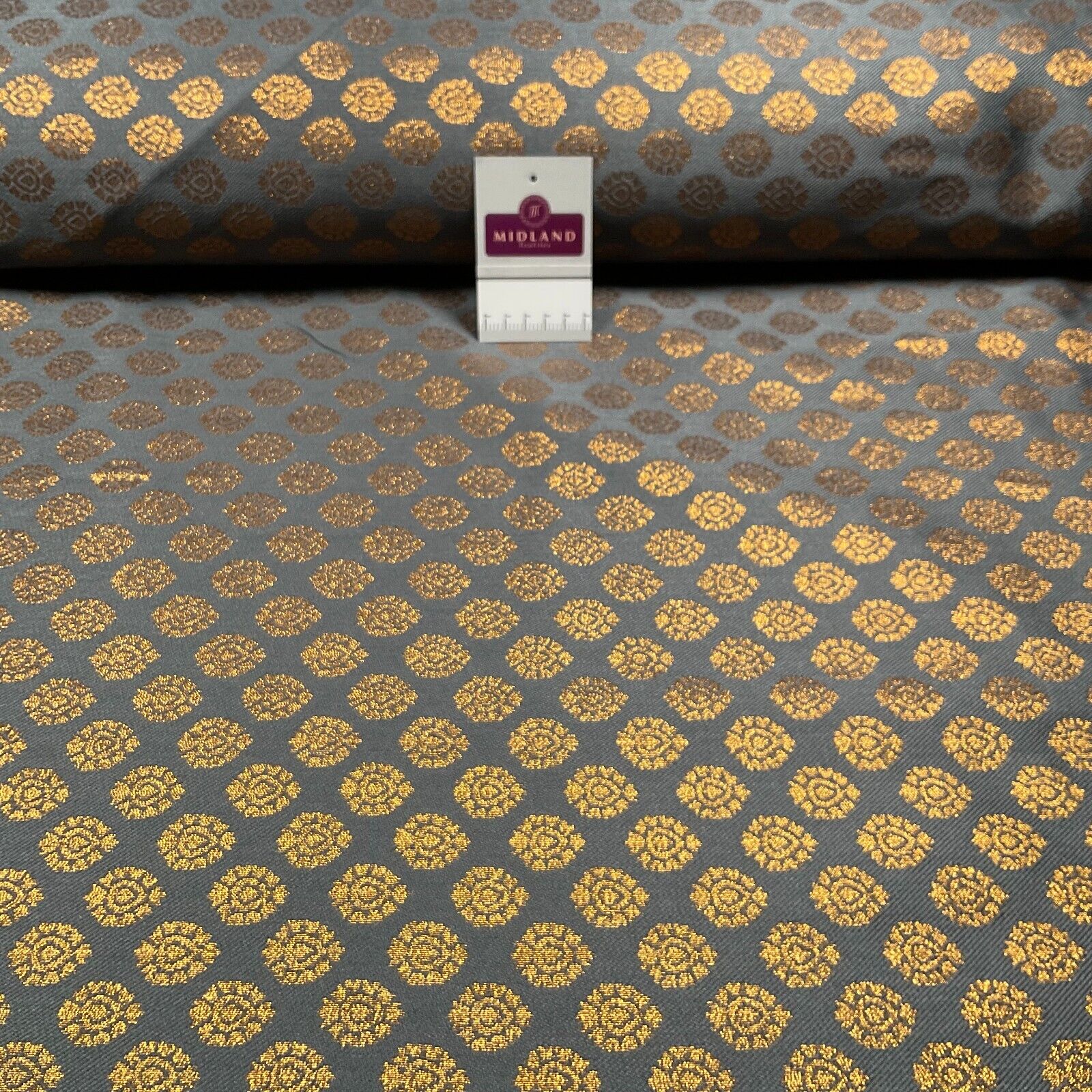 Indian Banarsi fabric Brocade Geometric waistcoat wedding 125cm wide M1688