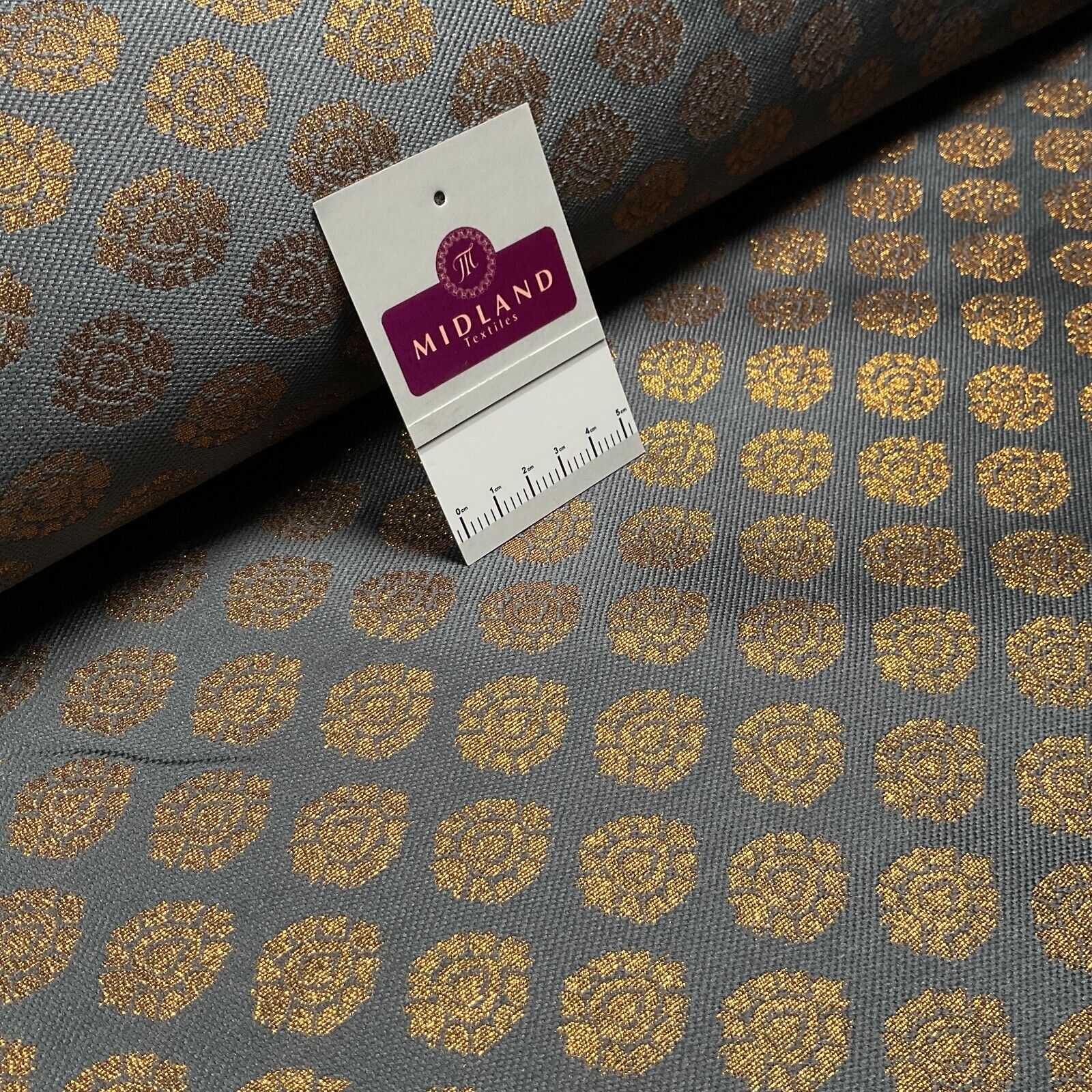 Indian Banarsi fabric Brocade Geometric waistcoat wedding 125cm wide M1688