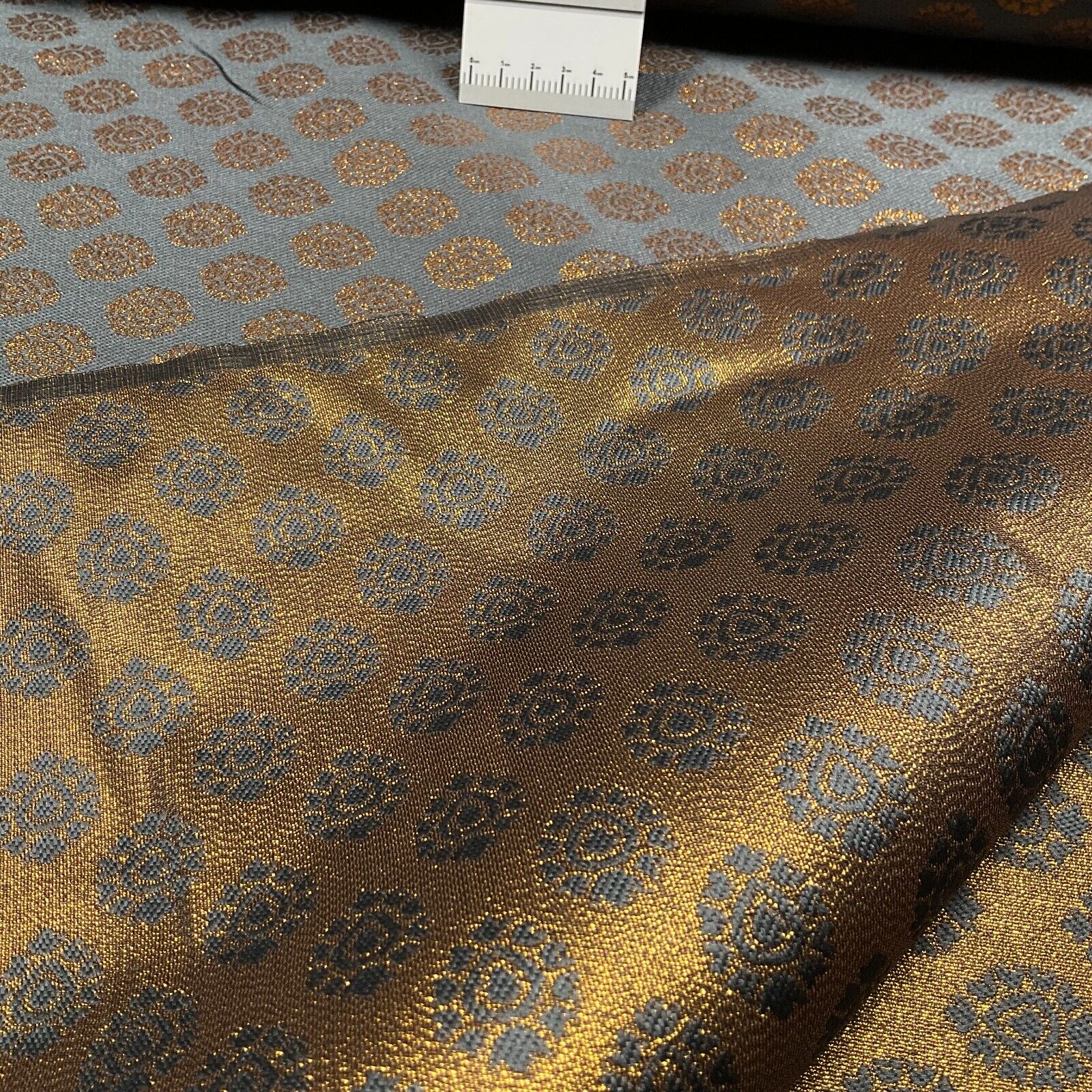 Indian Banarsi fabric Brocade Geometric waistcoat wedding 125cm wide M1688