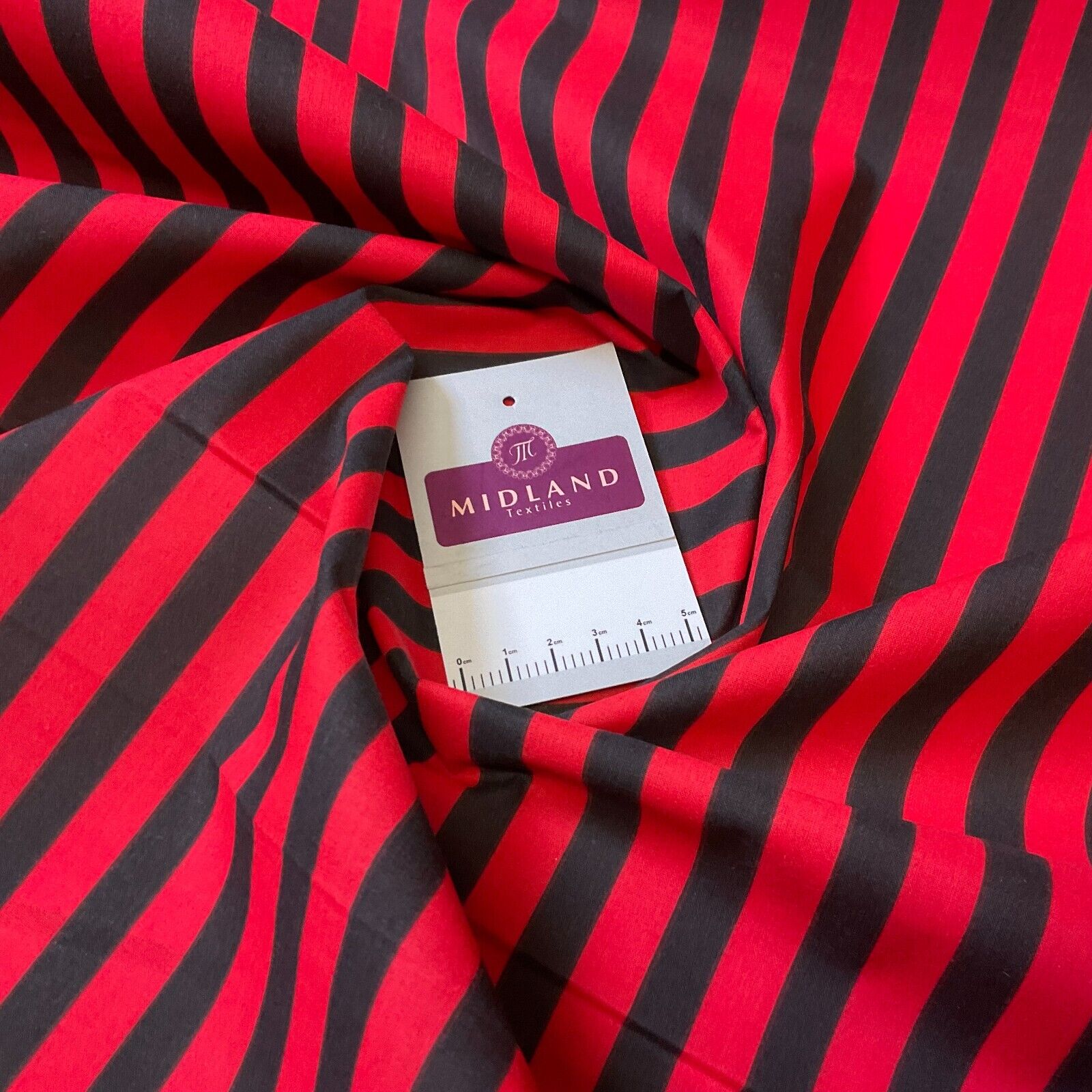 Stripped fabric nautical stripe Poly cotton printed M1707