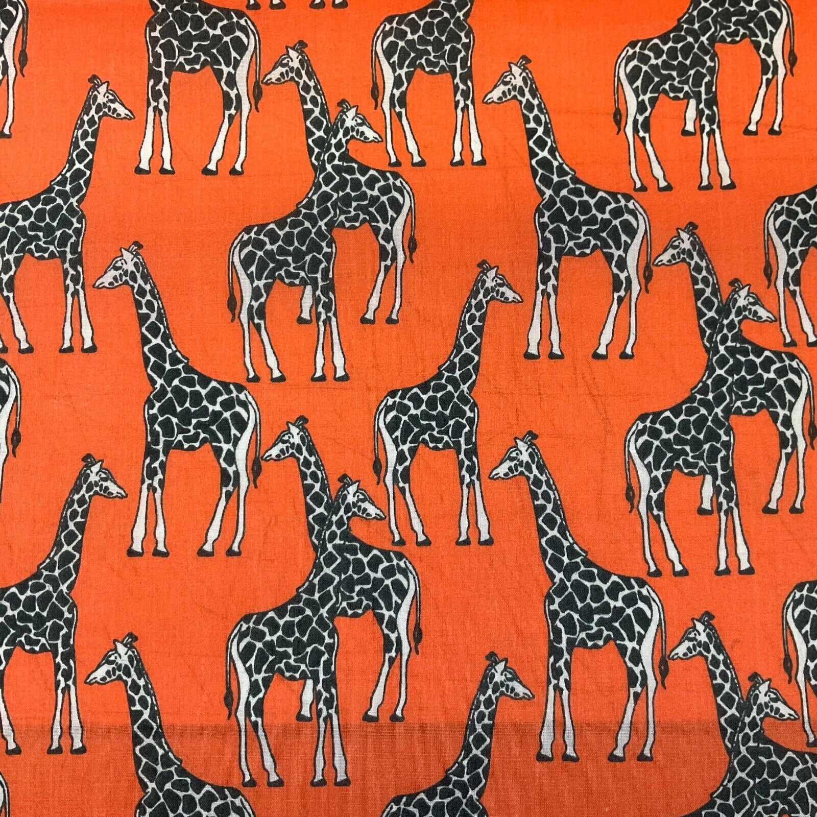 Giraffe Animals  Poly cotton printed fabric 110cm Wide M1706