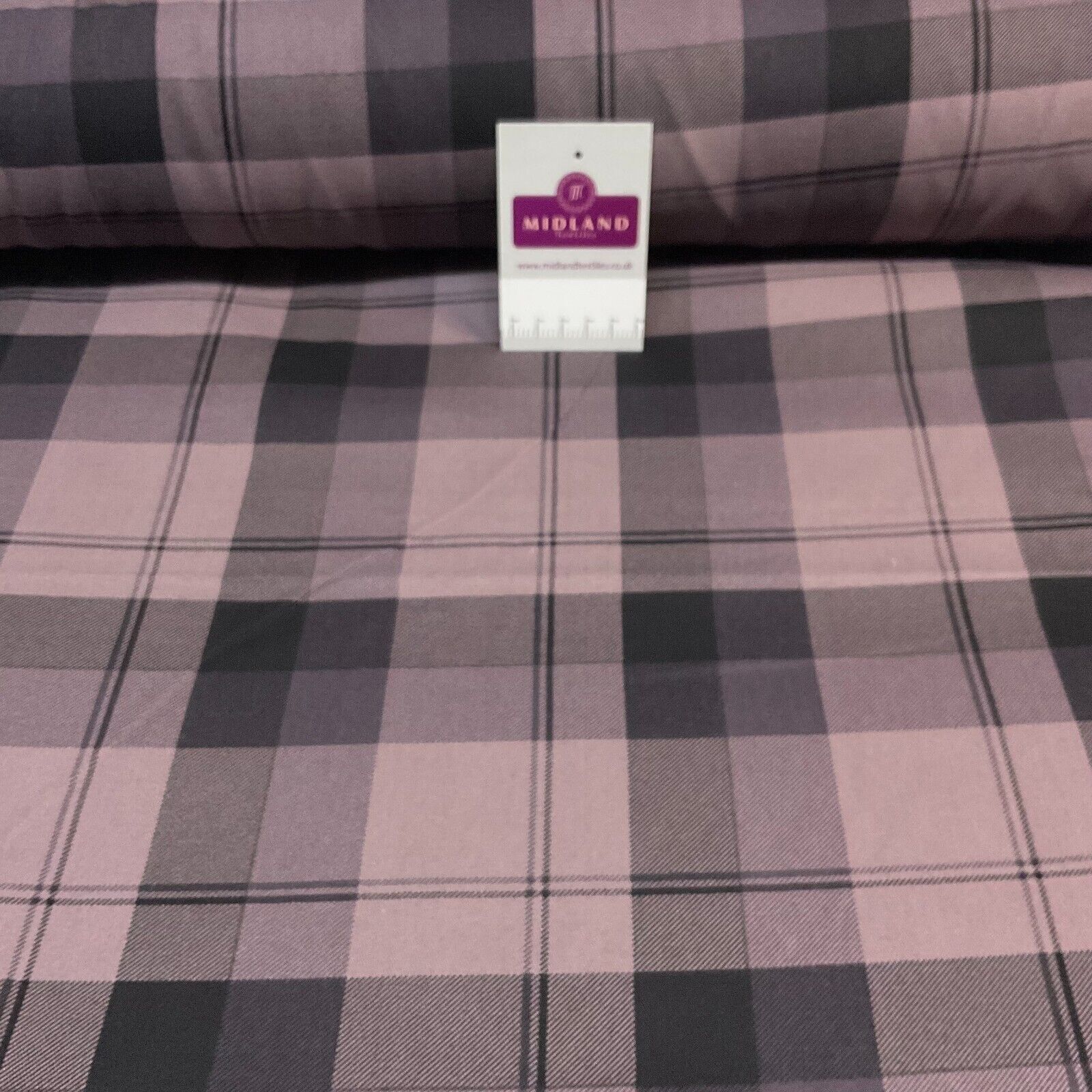 Plaid Scottish tartan Check Cotton Drill upholstery workwear Fabric 150 cm M1718