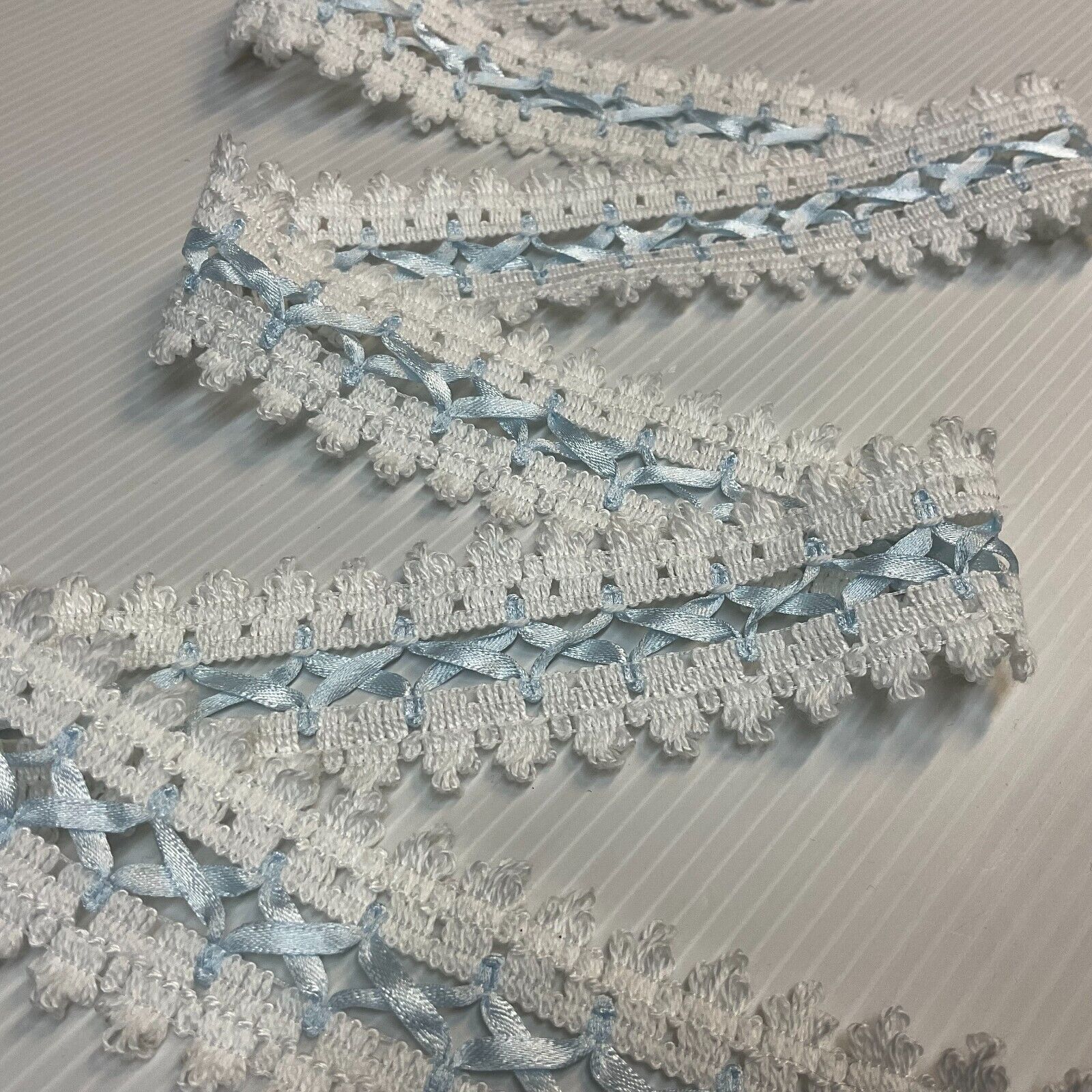 35mm wide Ribbon Lace trimming edging border M1720