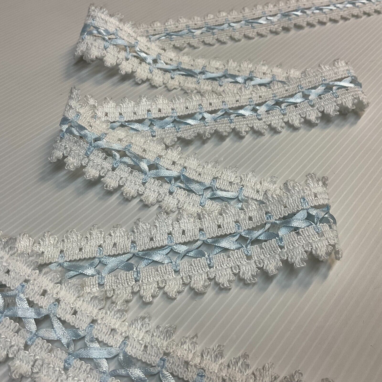 35mm wide Ribbon Lace trimming edging border M1720