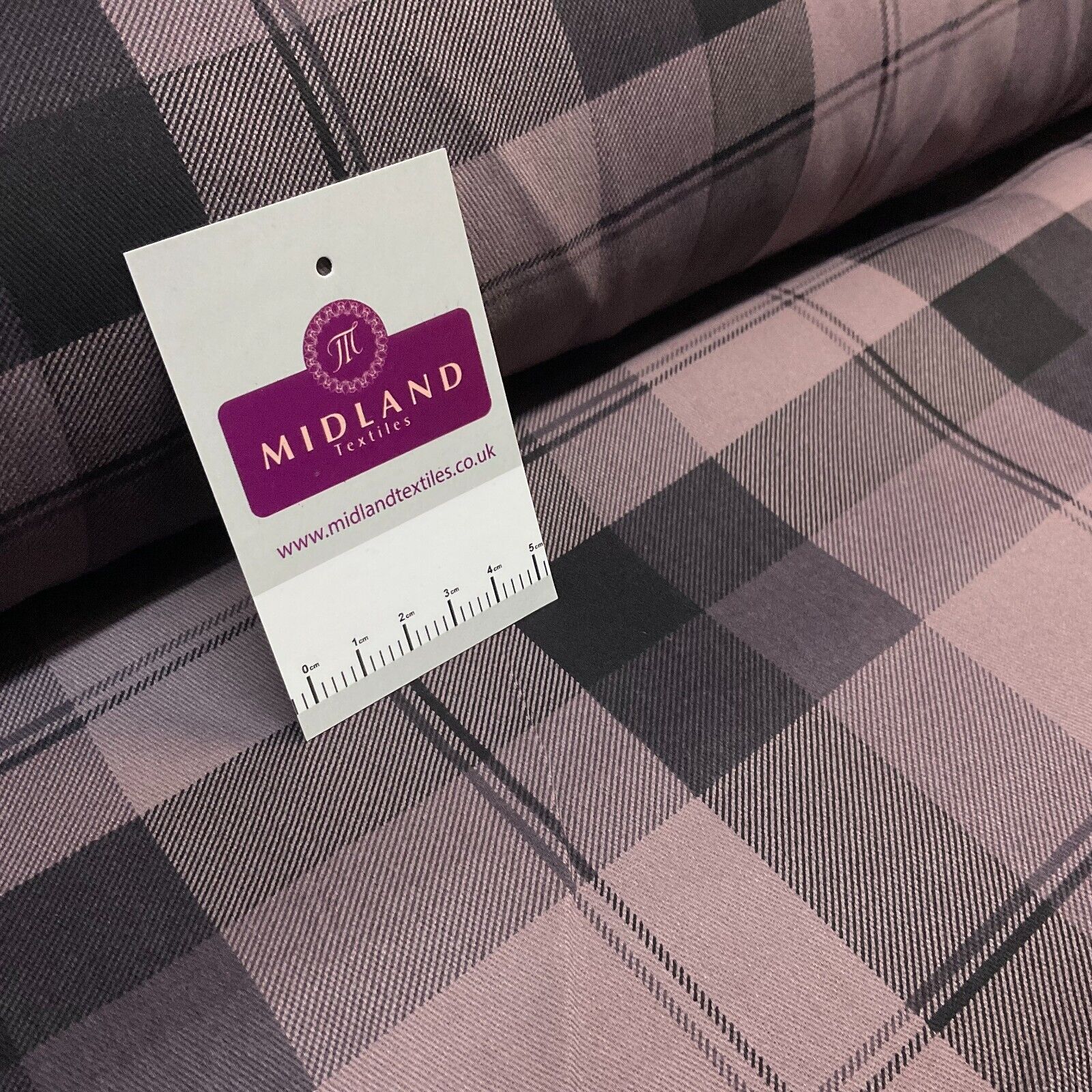 Plaid Scottish tartan Check Cotton Drill upholstery workwear Fabric 150 cm M1718